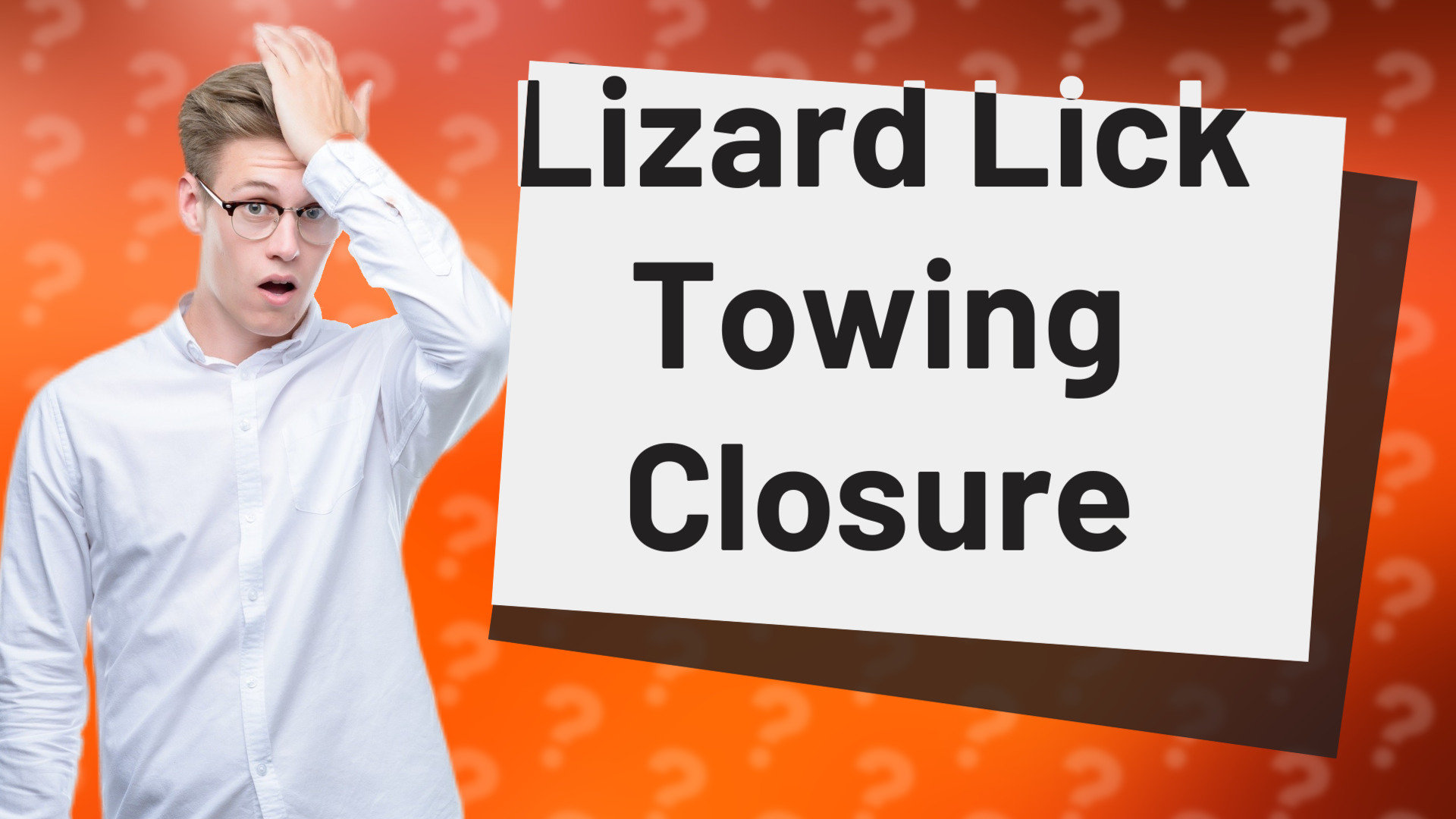 Lizard Lick Towing Closure