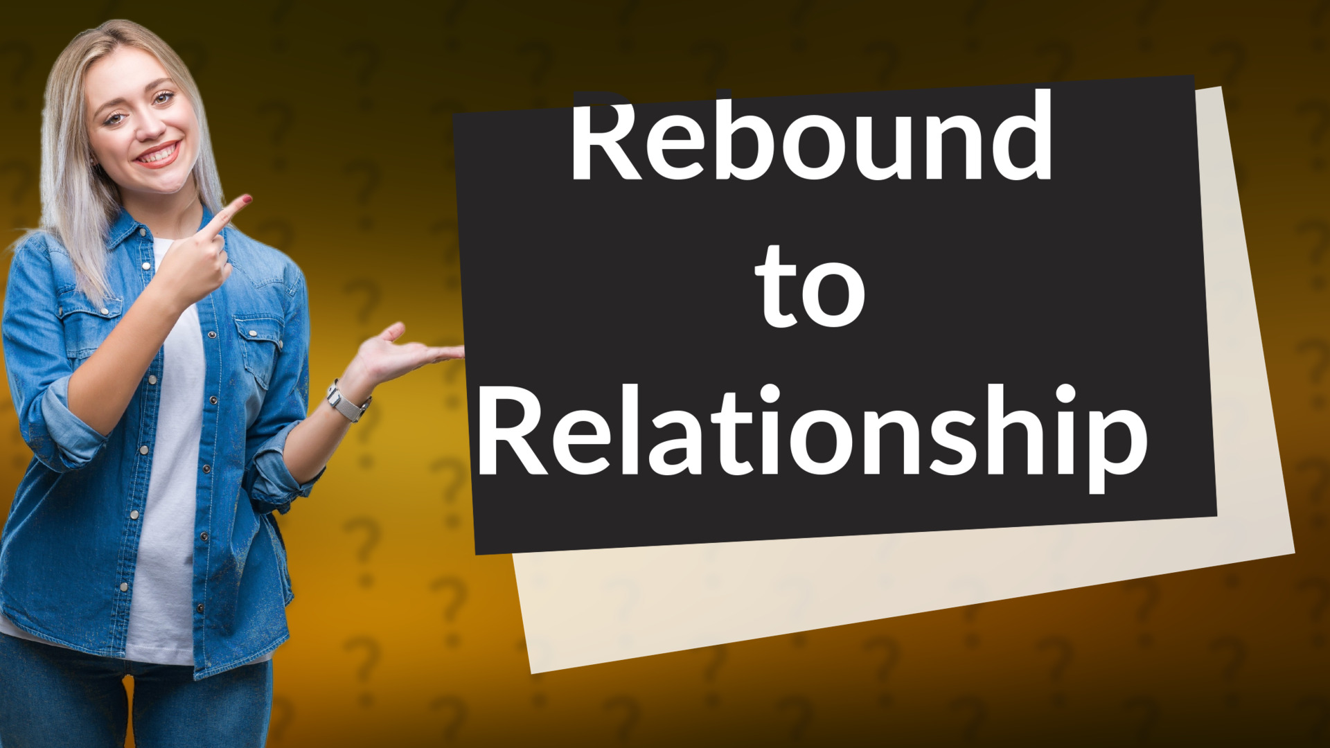 Rebound to Relationship