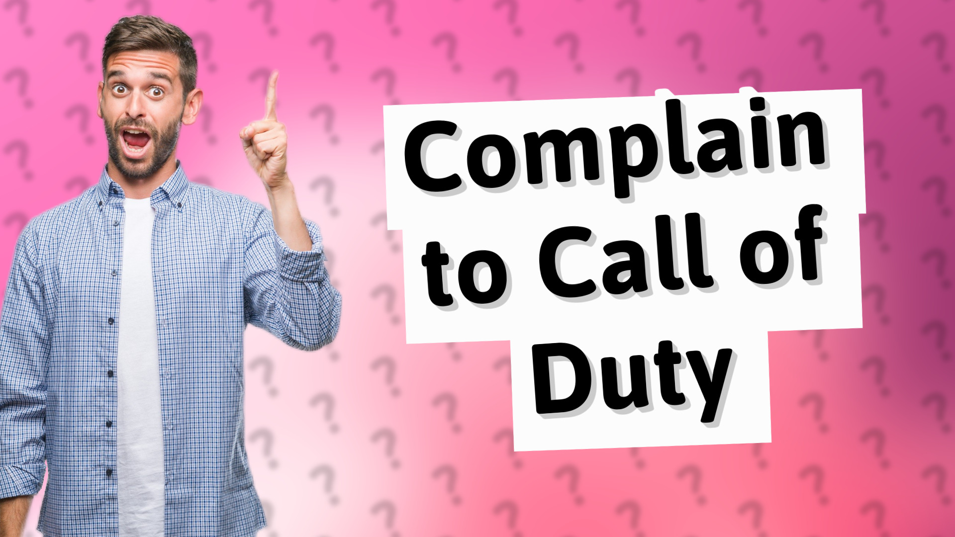 Complain to Call of Duty