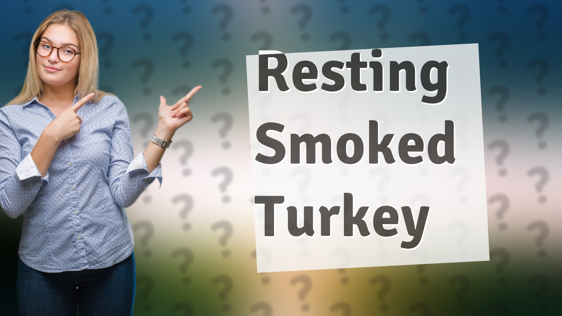 Resting Smoked Turkey