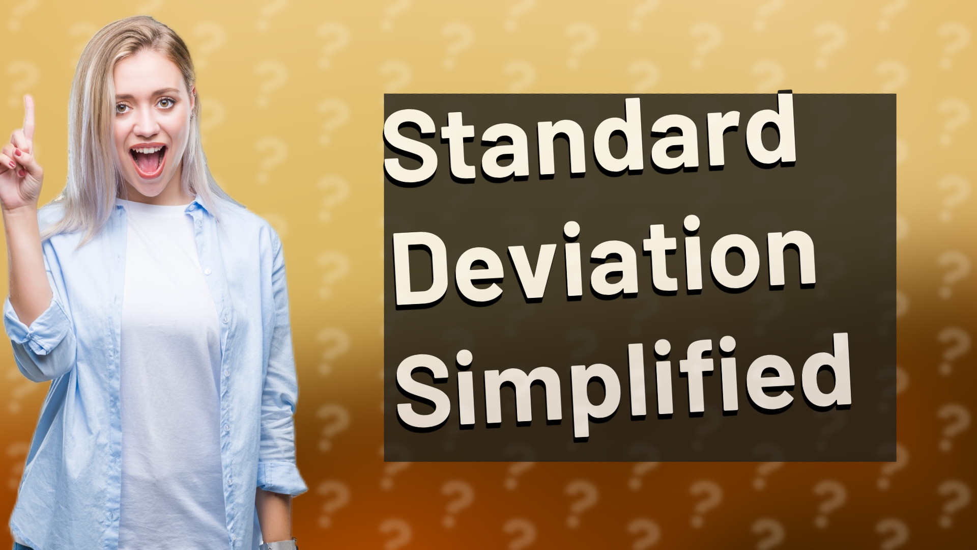 Standard Deviation Simplified