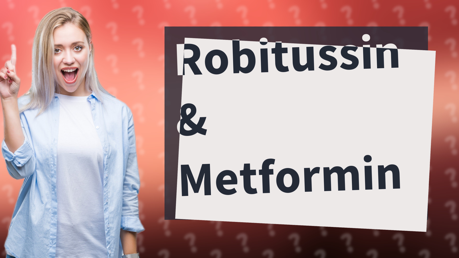 Robitussin & Metformin