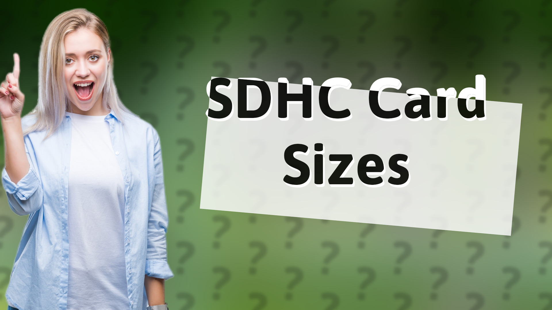 SDHC Card Sizes