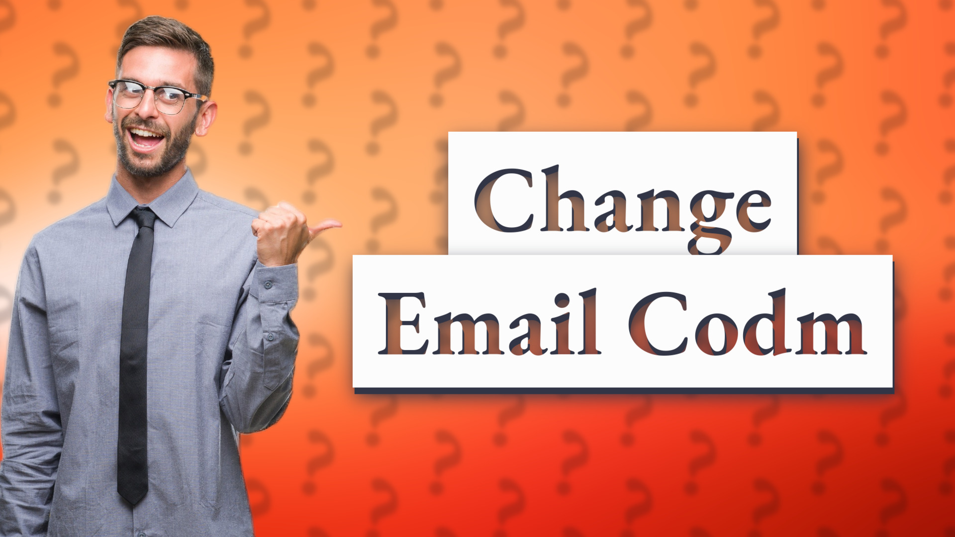 Change Email Codm
