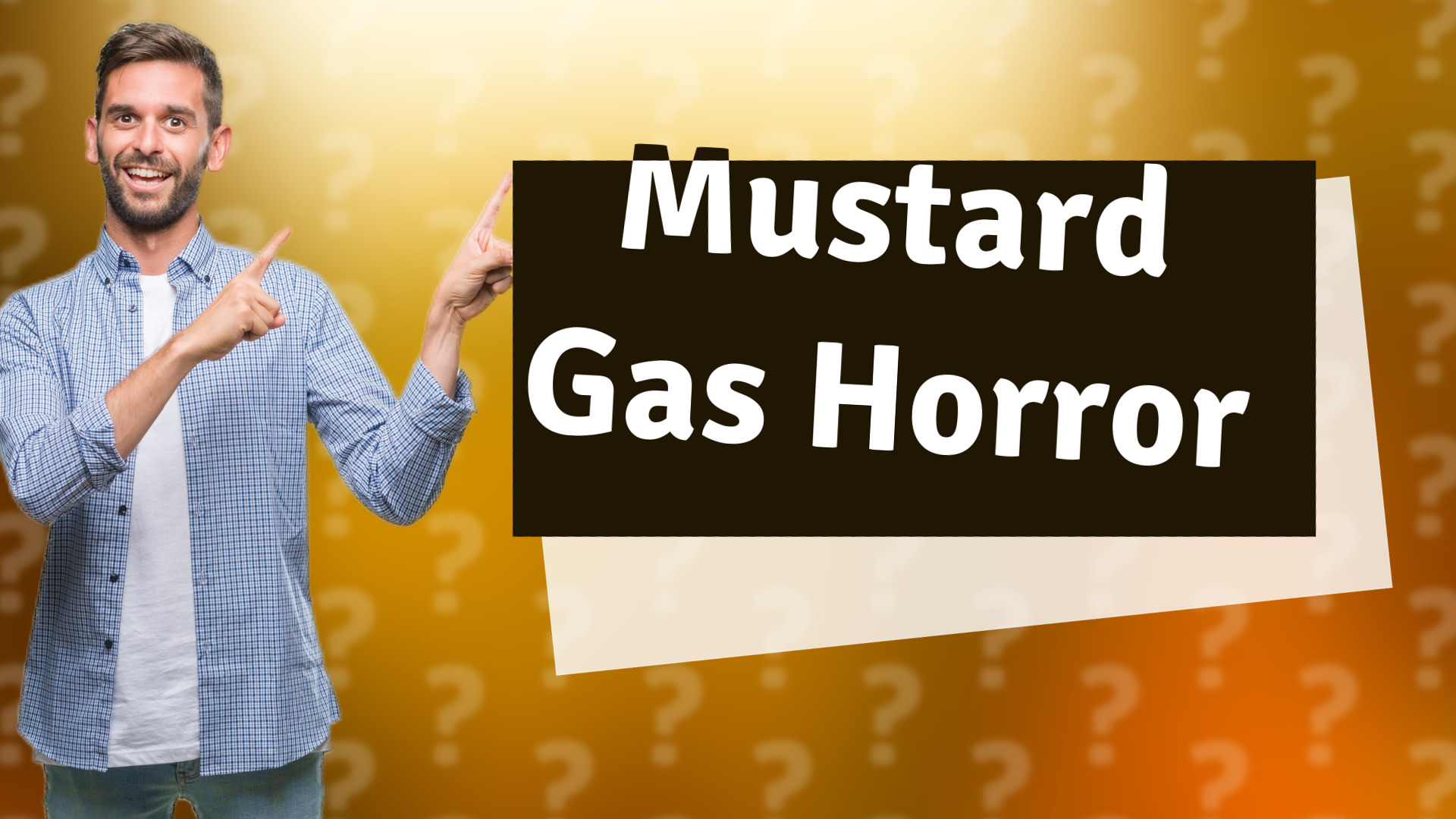 Mustard Gas Horror
