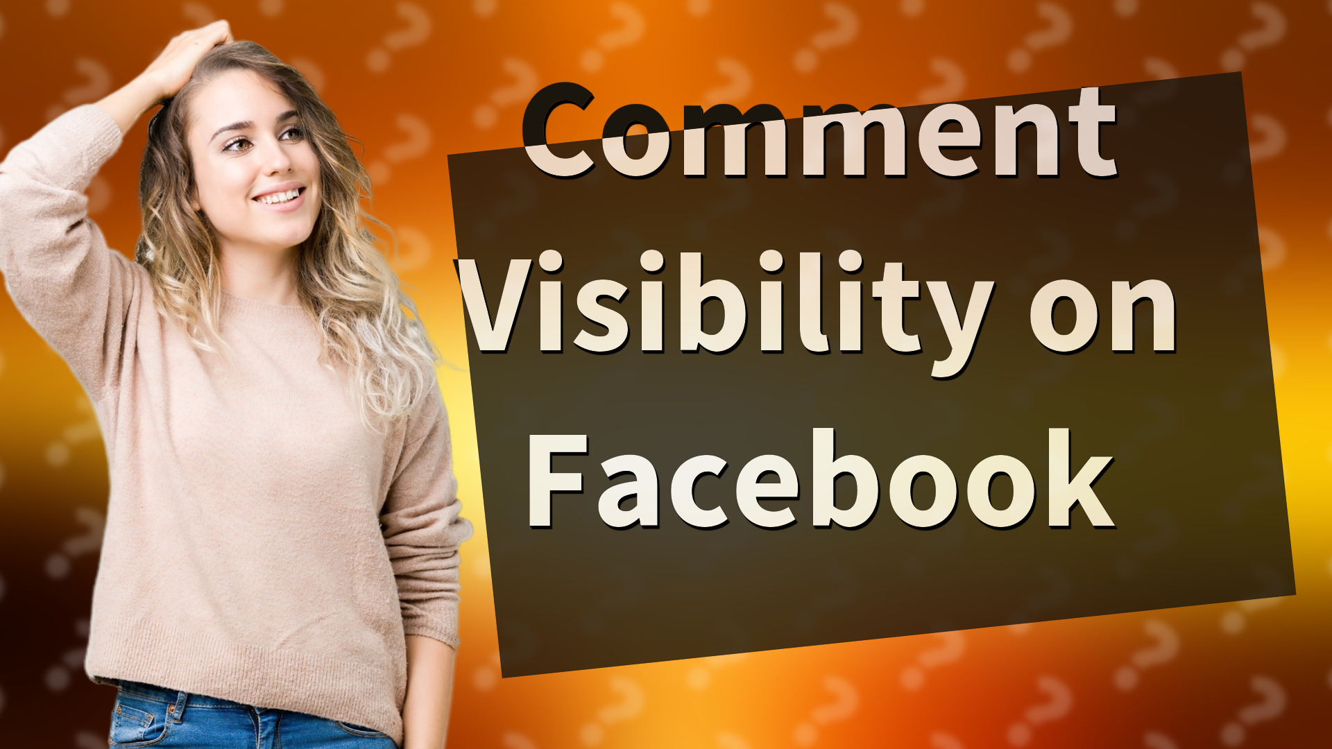 Comment Visibility on Facebook