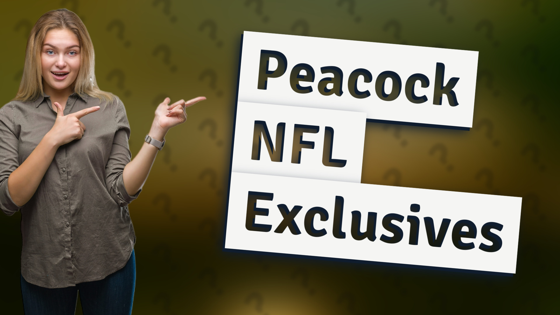 Peacock NFL Exclusives