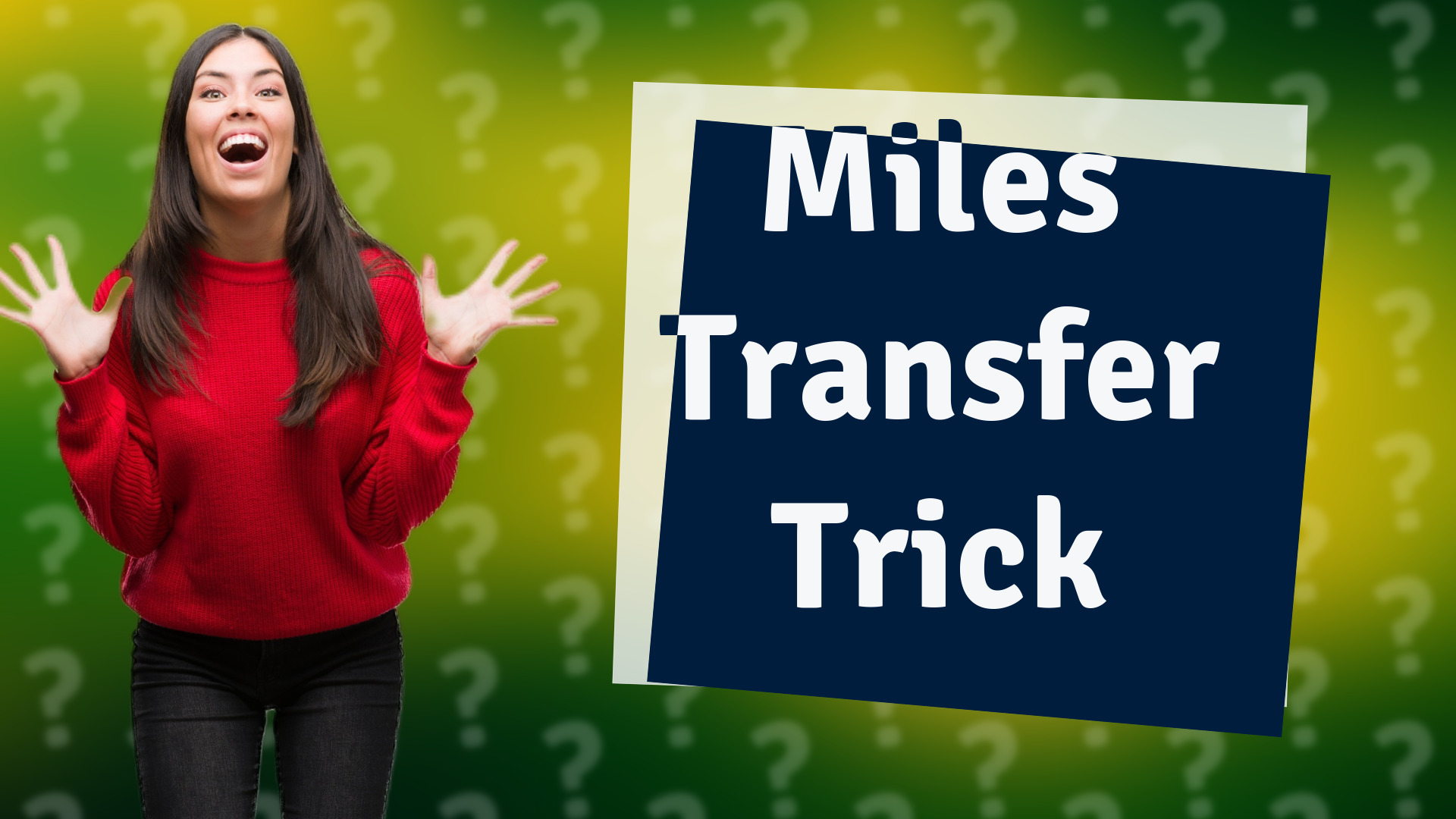 Miles Transfer Trick