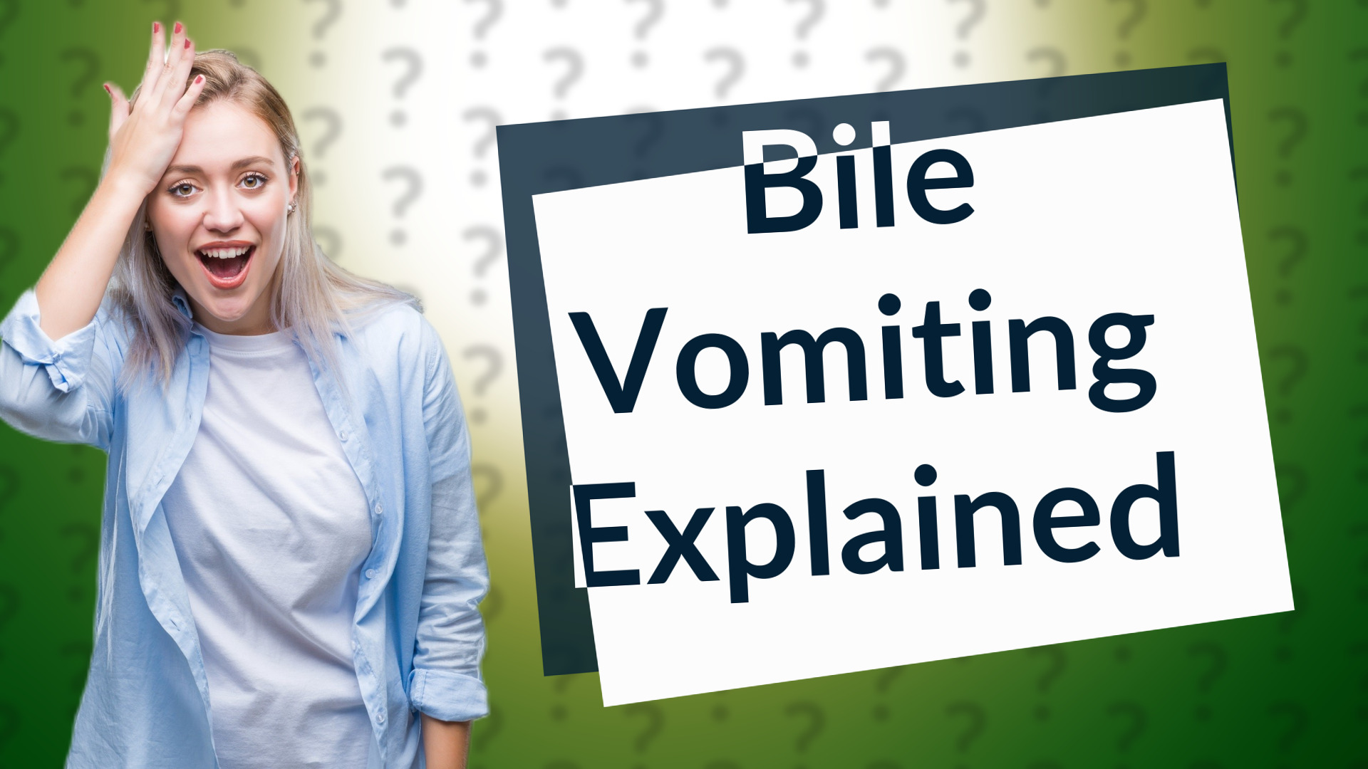 Bile Vomiting Explained
