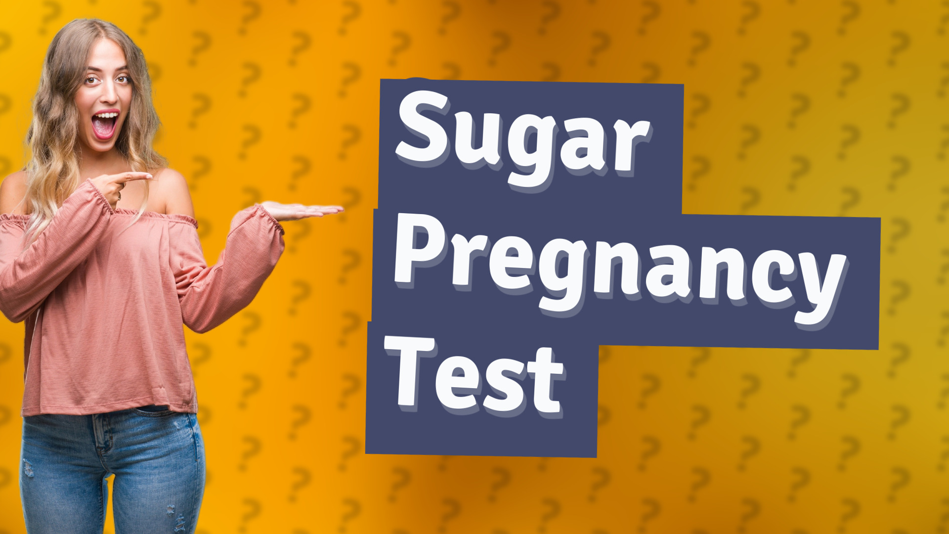 Sugar Pregnancy Test