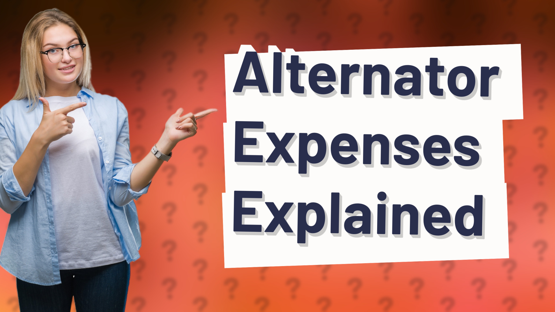 Alternator Expenses Explained