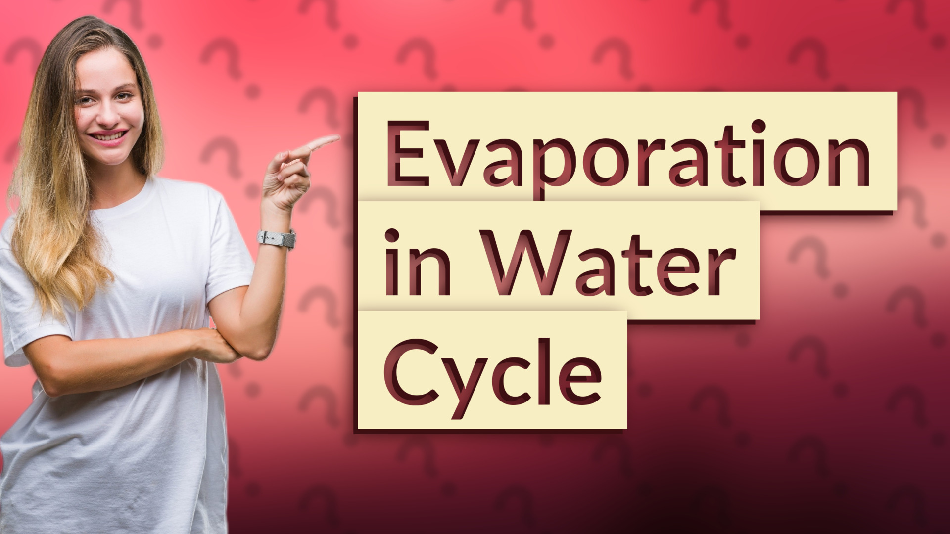 Evaporation in Water Cycle