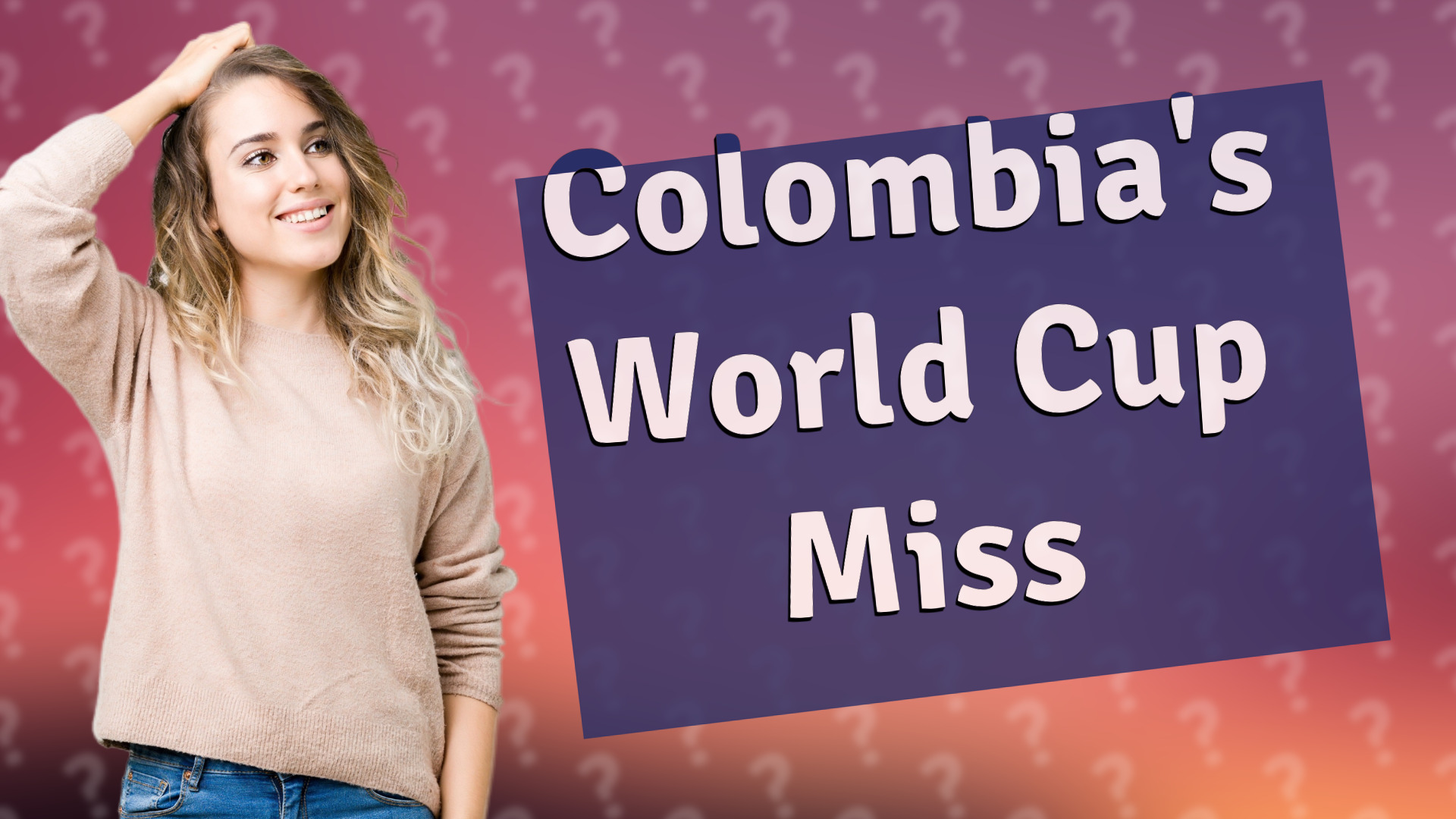 Colombia's World Cup Miss