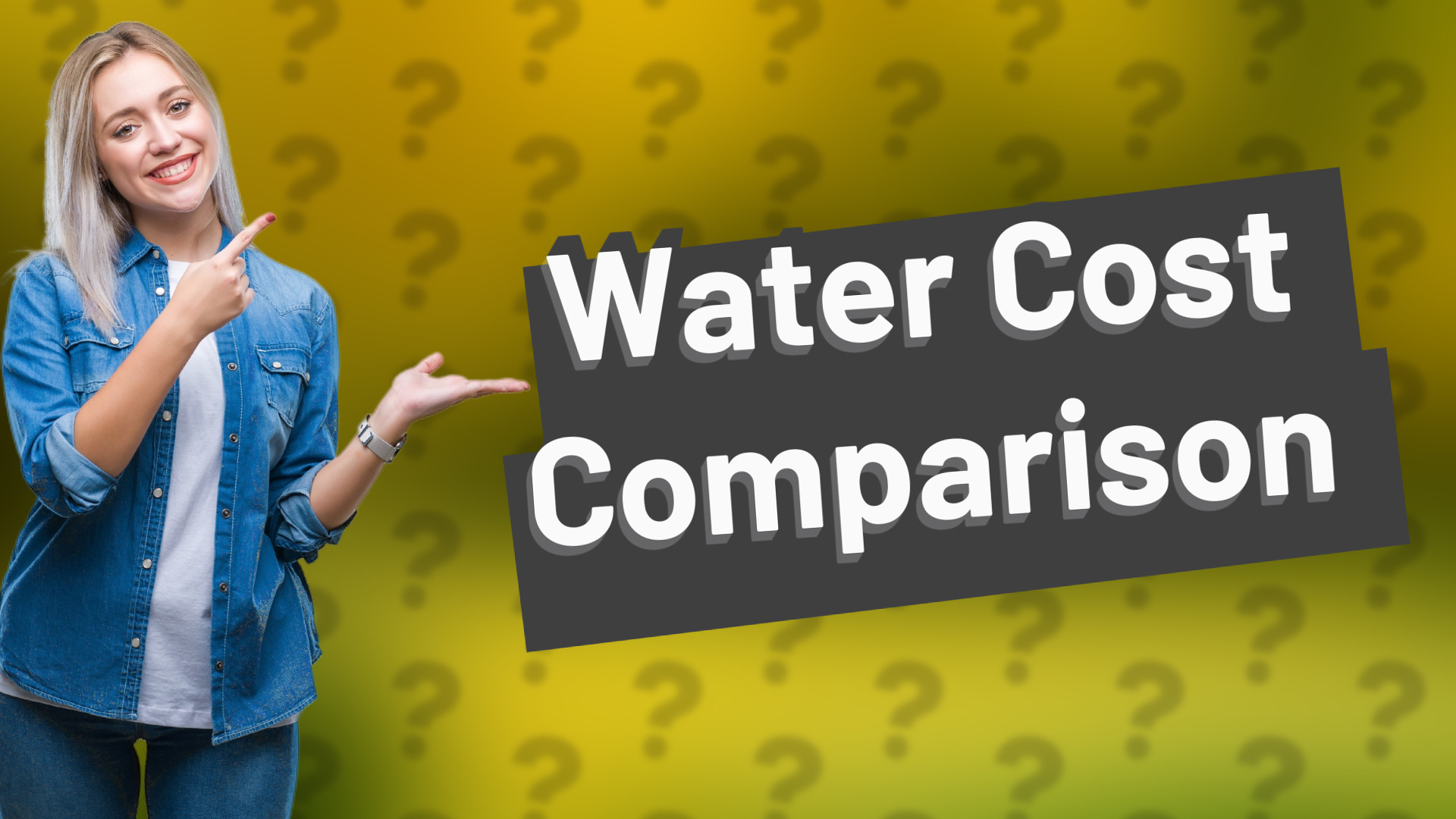 Water Cost Comparison
