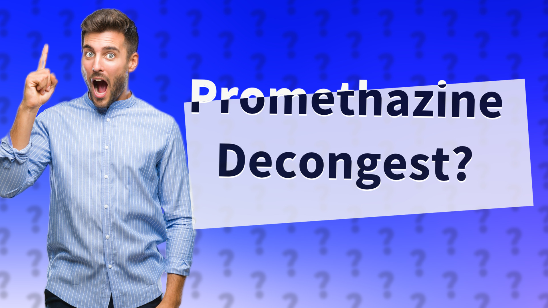 Promethazine Decongest?