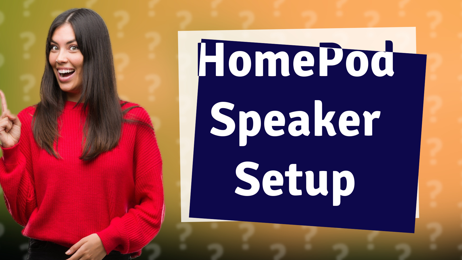 HomePod Speaker Setup