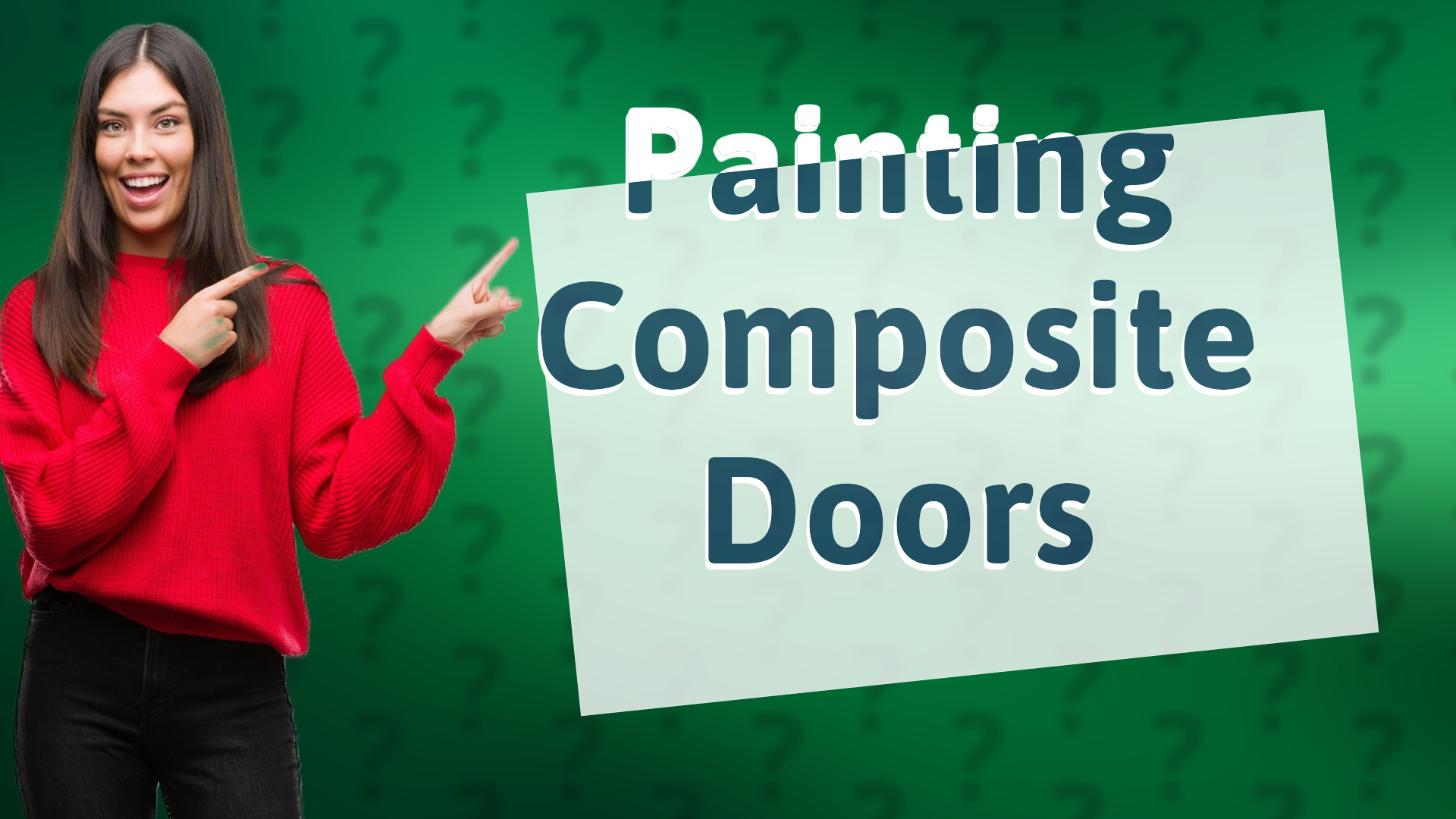 Painting Composite Doors