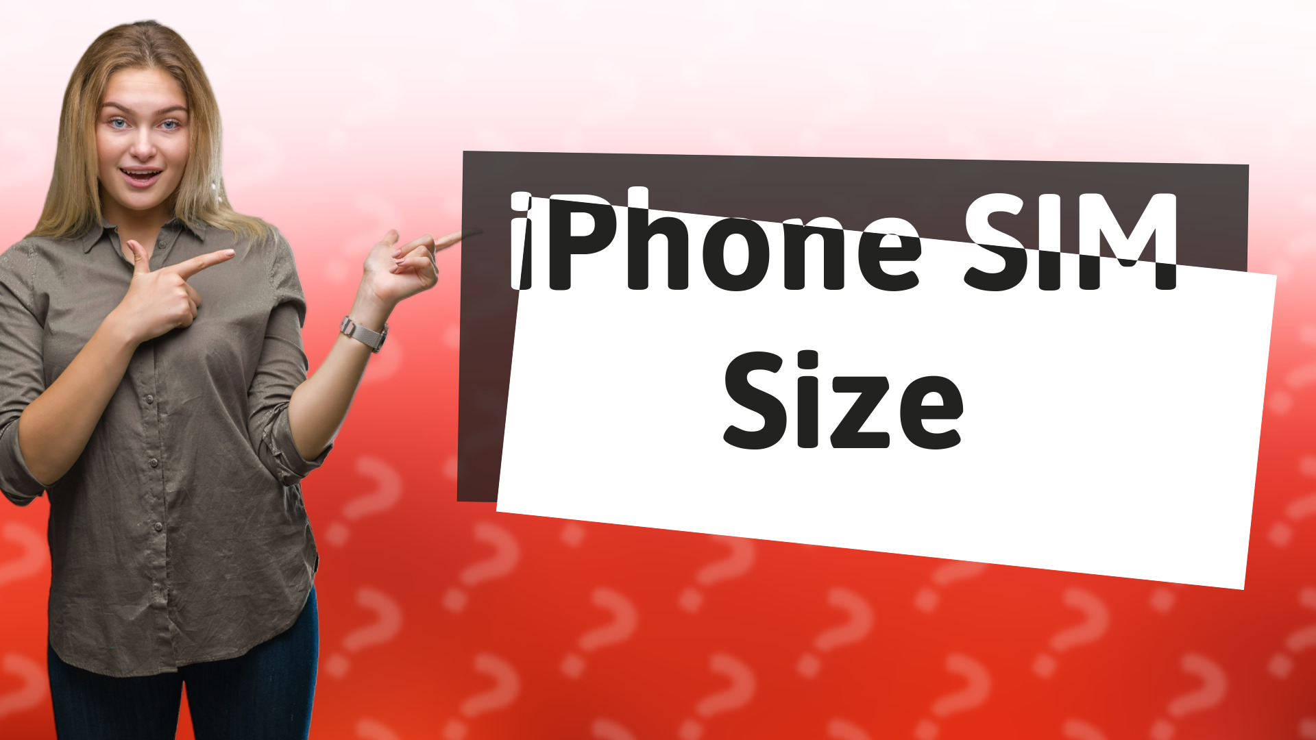 iPhone SIM Size