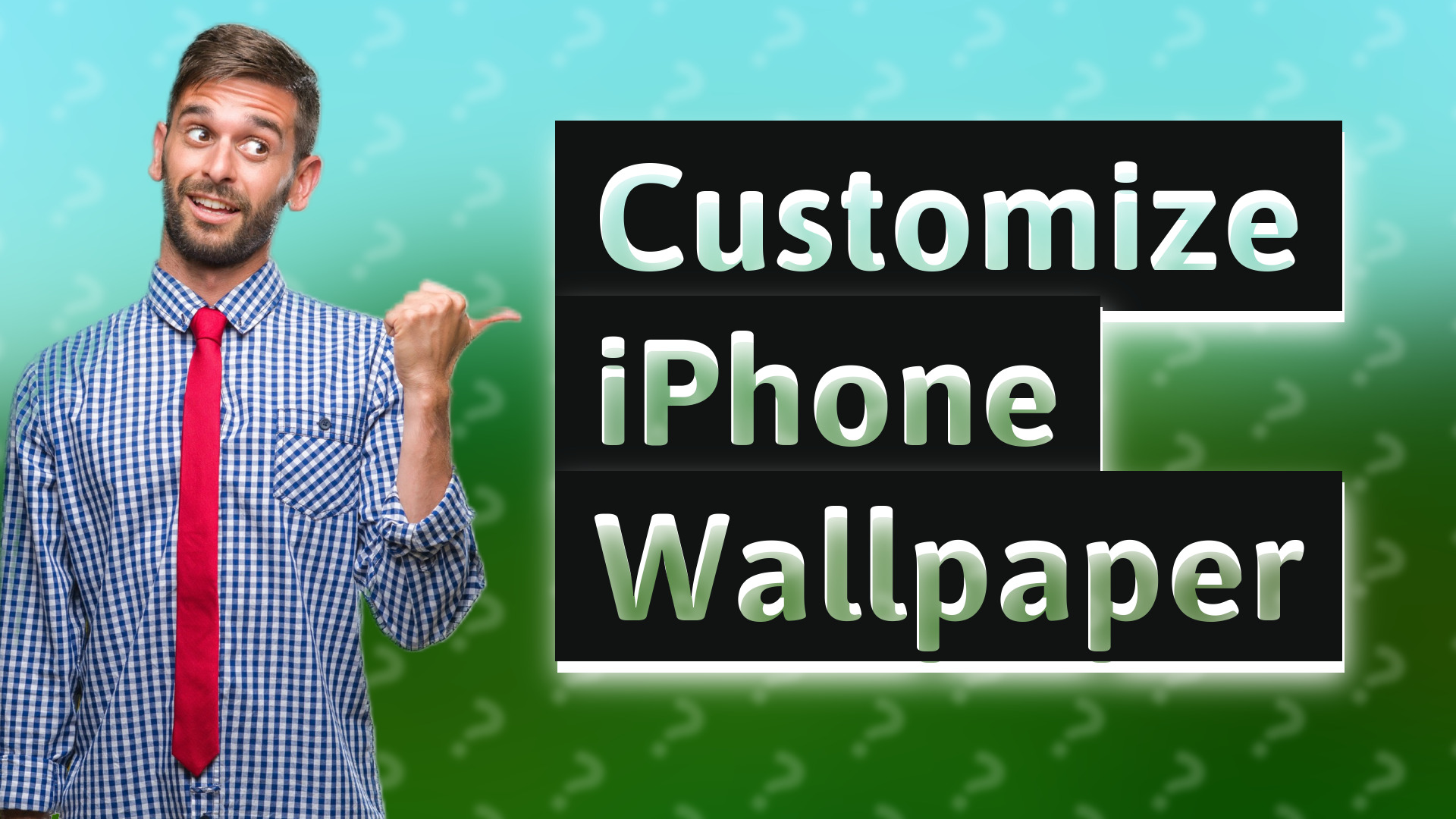 Customize iPhone Wallpaper