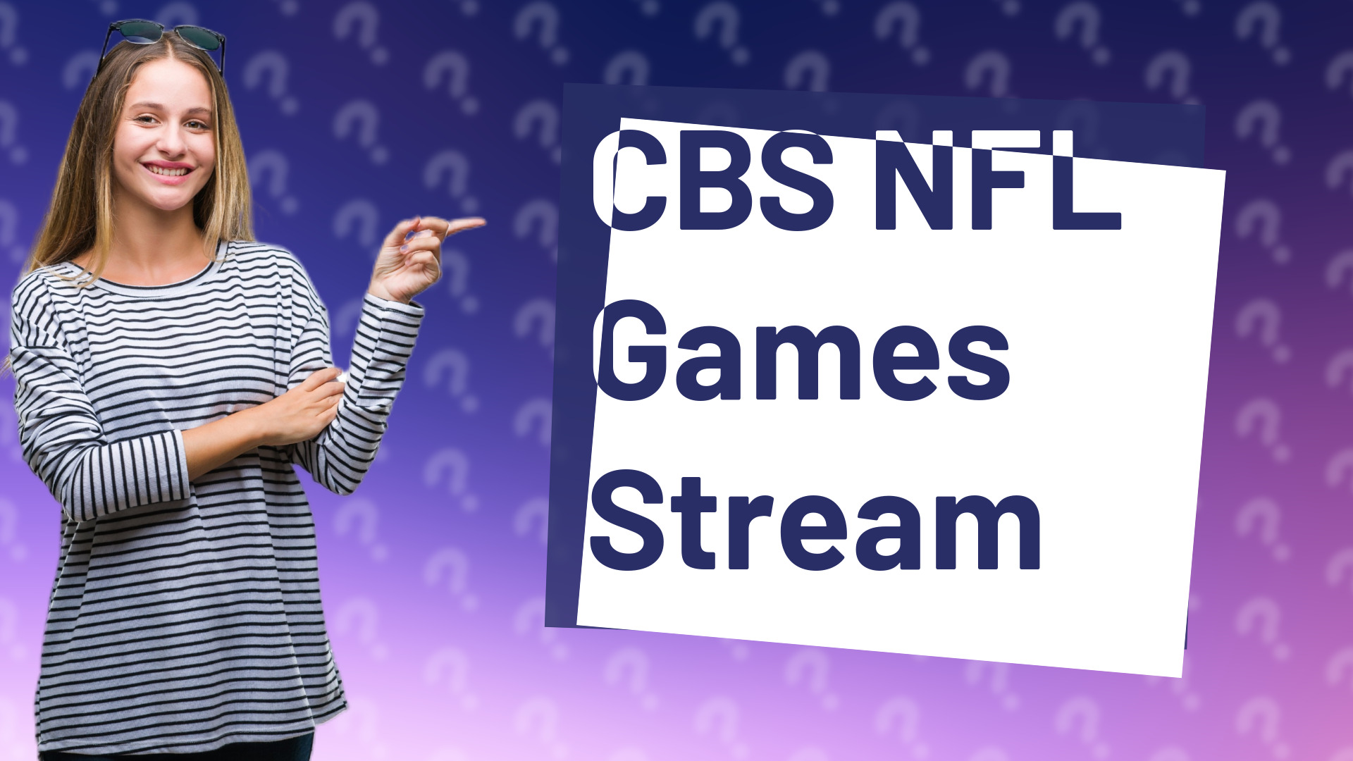 CBS NFL Games Stream