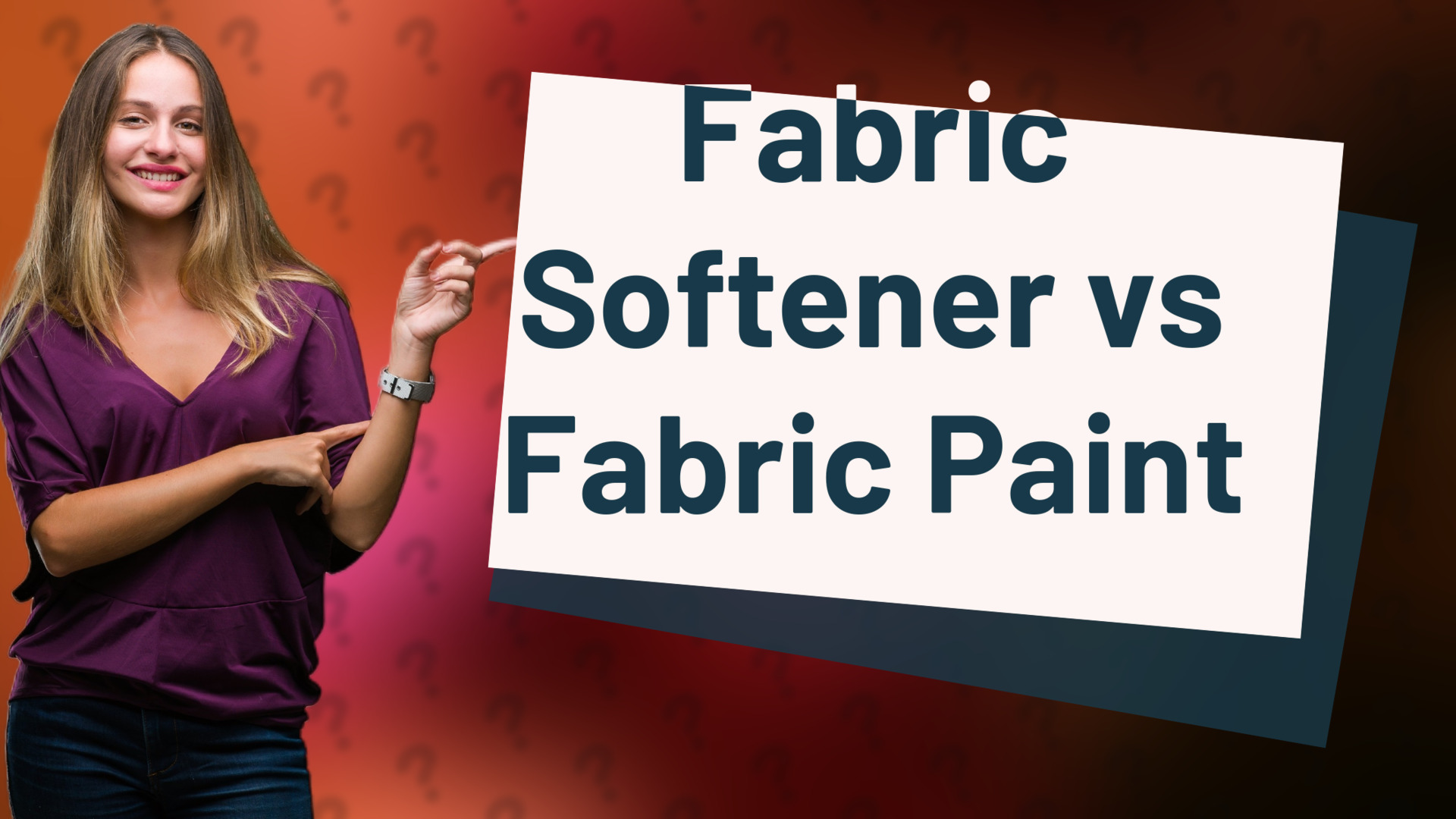 Fabric Softener vs Fabric Paint