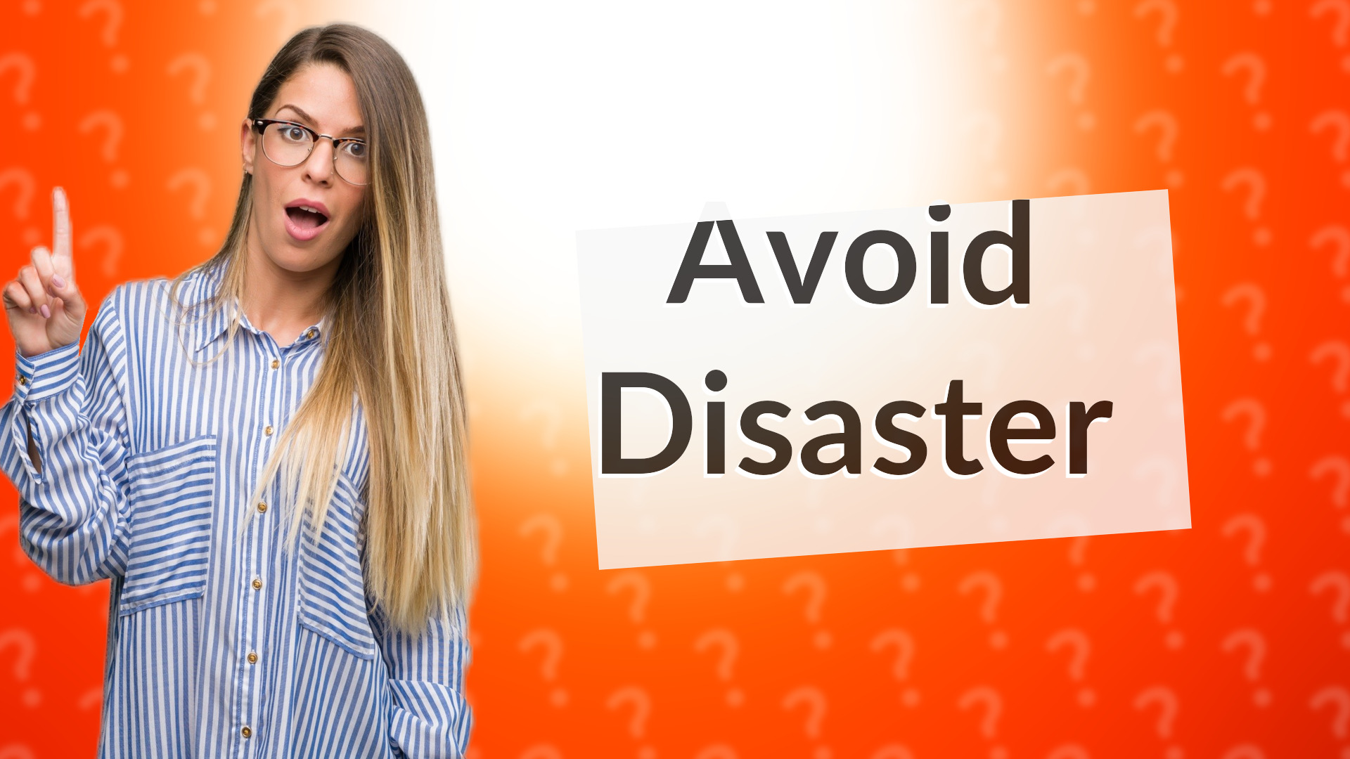 Avoid Disaster
