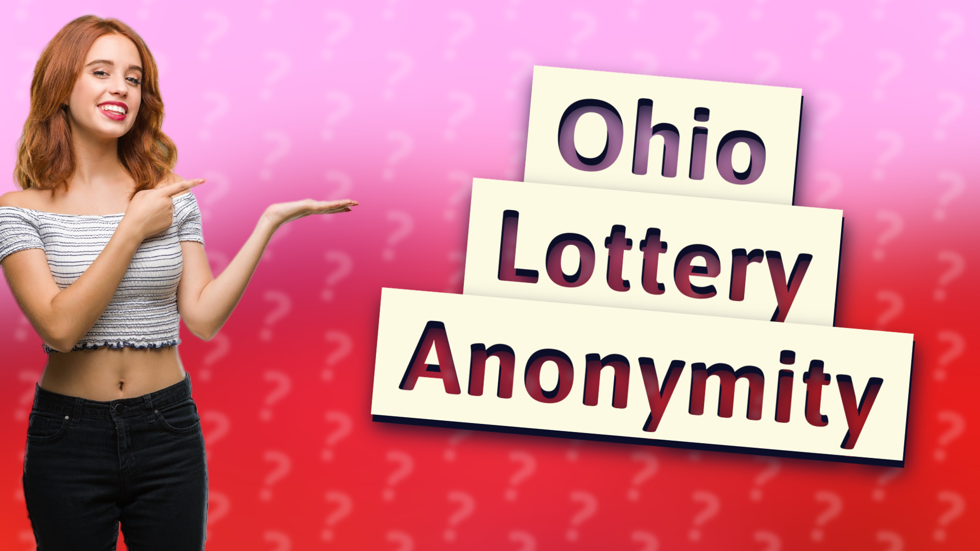 Ohio Lottery Anonymity