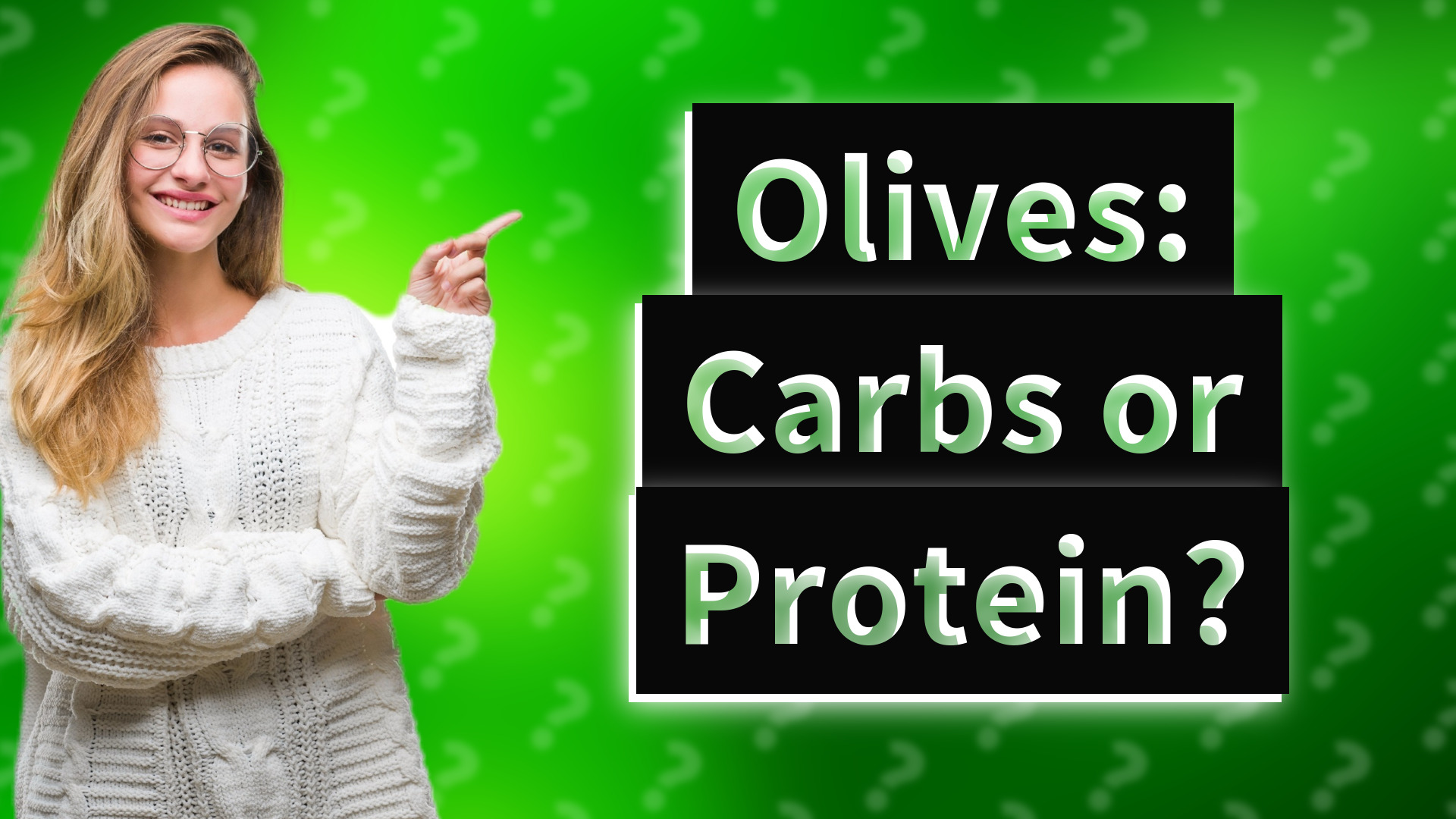 Olives: Carbs or Protein?