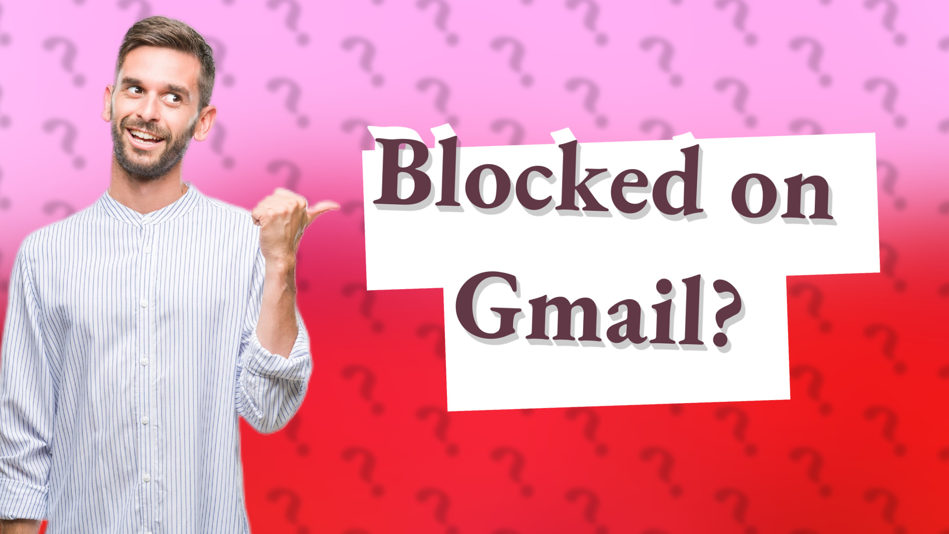 Blocked on Gmail?