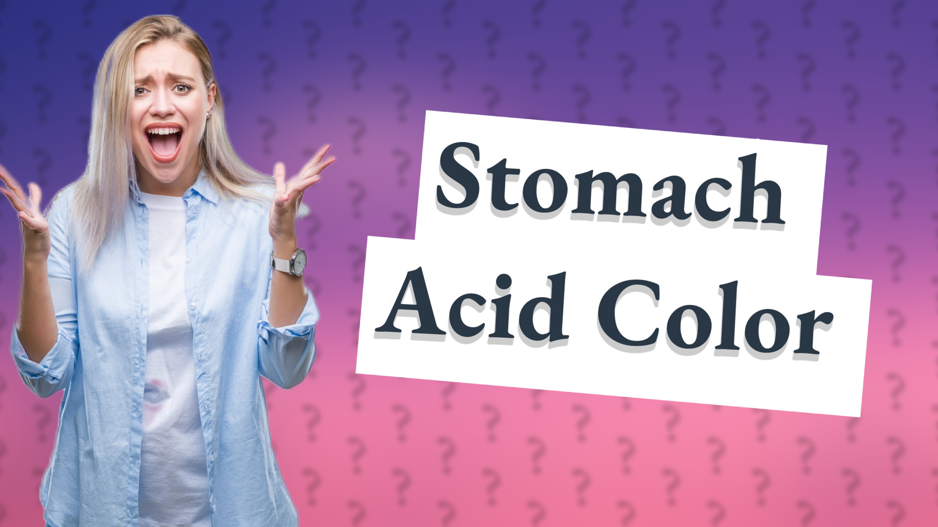Stomach Acid Color
