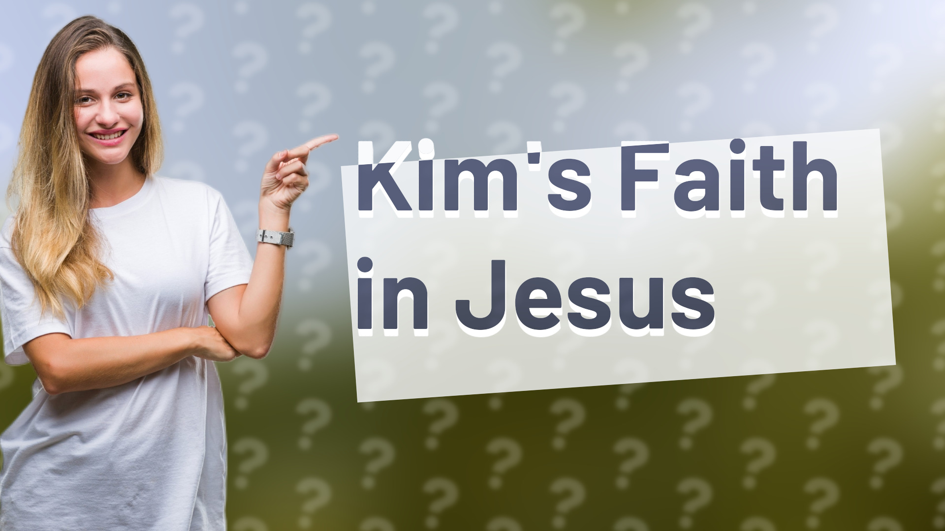 Kim's Faith in Jesus