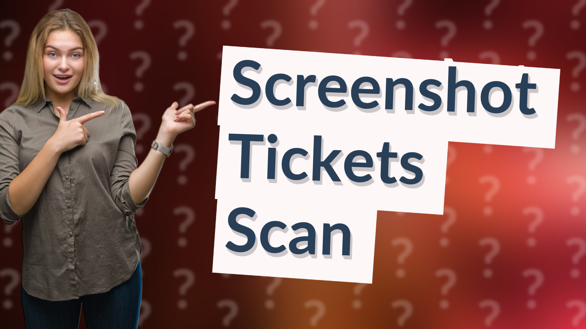 Screenshot Tickets Scan