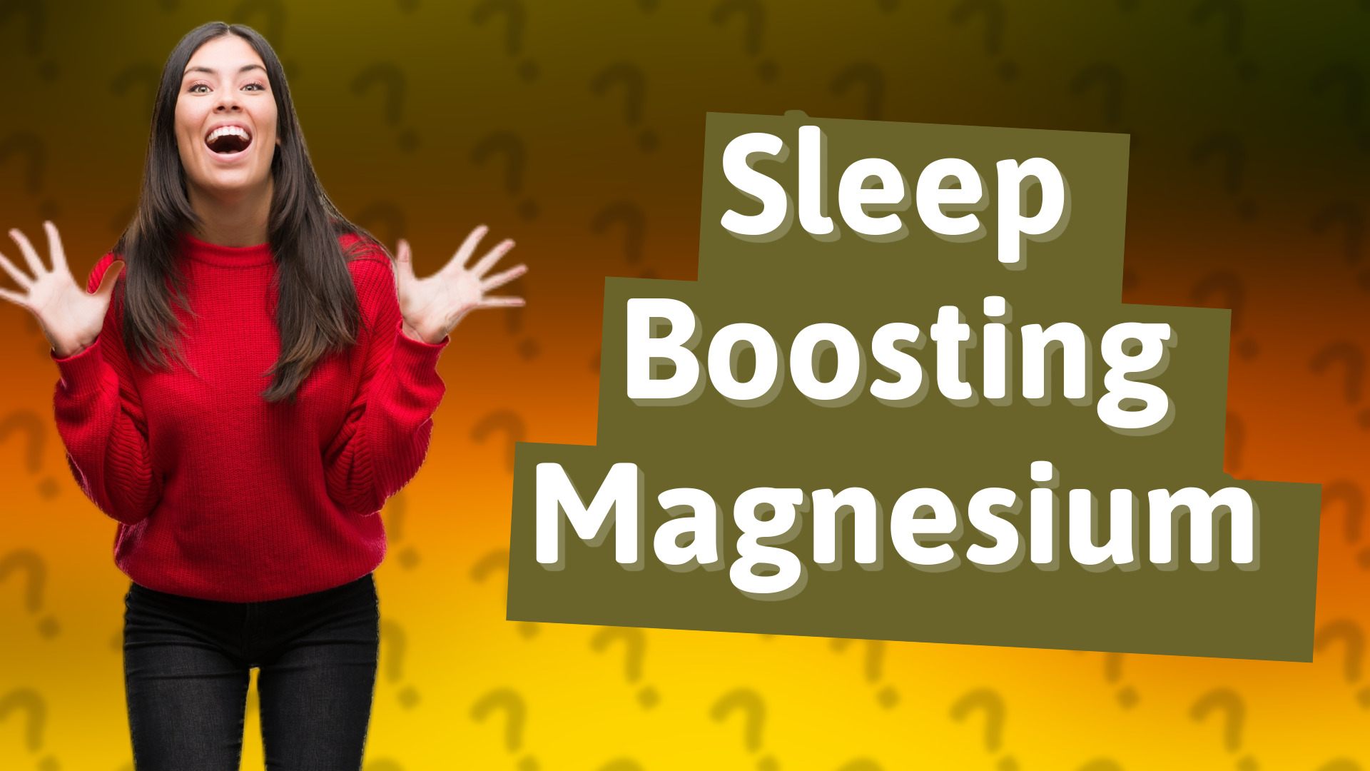 Sleep Boosting Magnesium