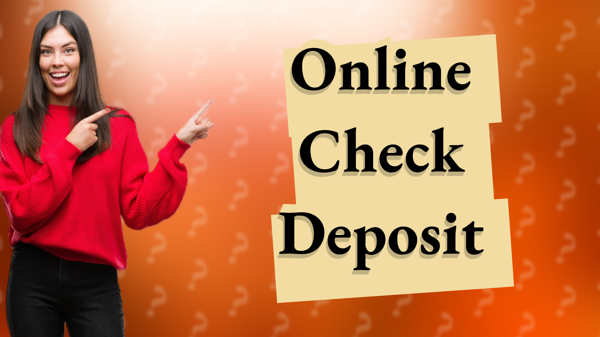 Online Check Deposit