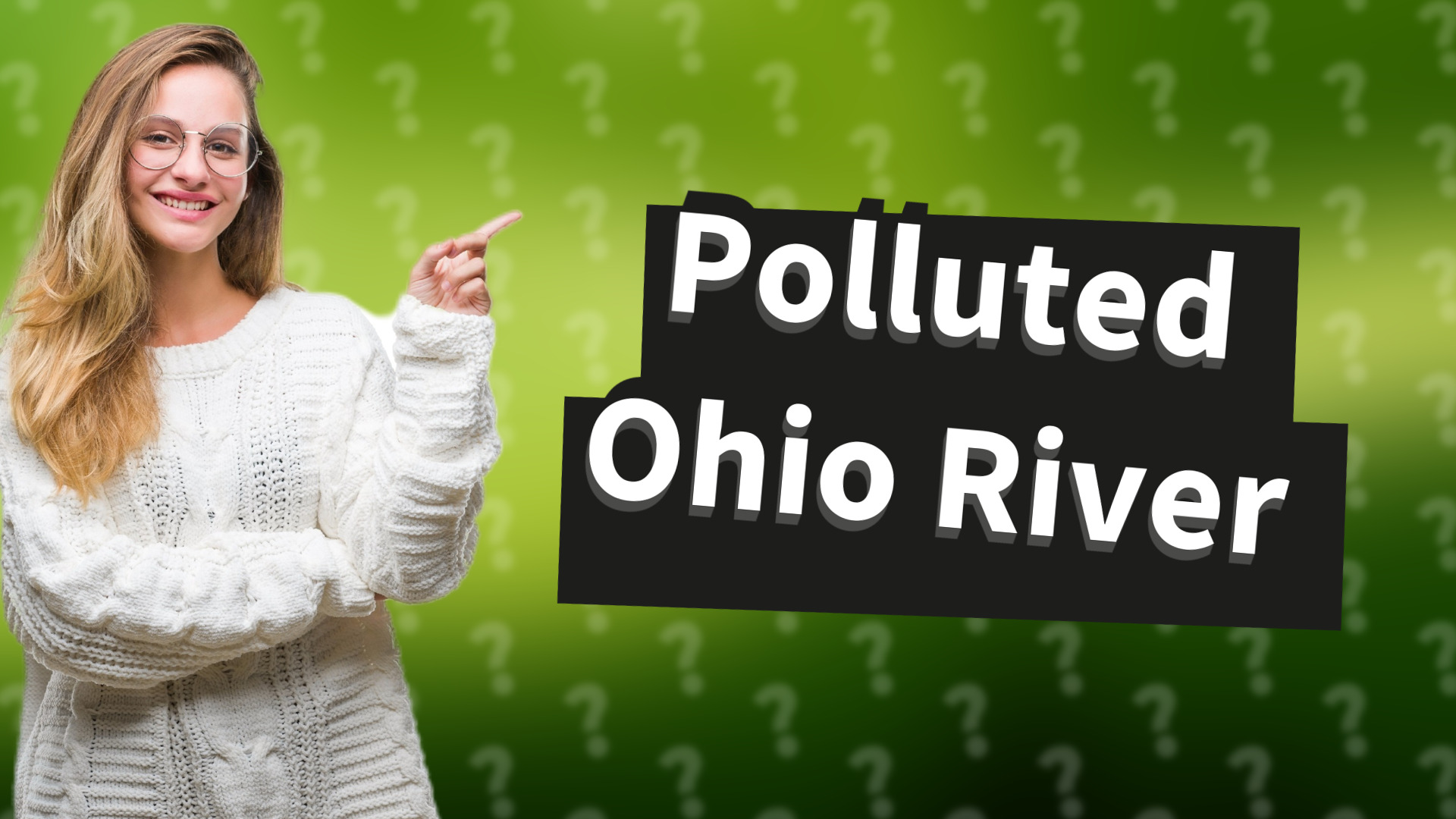 Polluted Ohio River