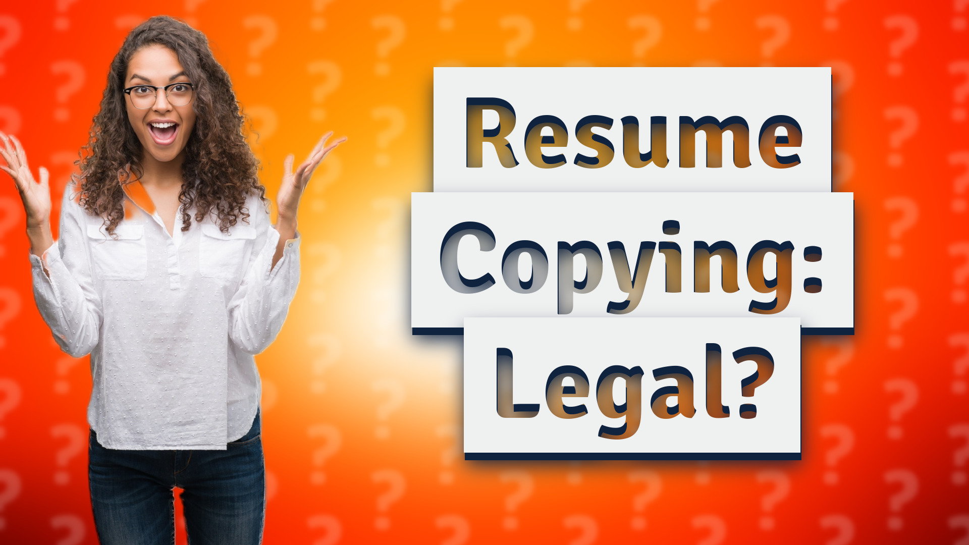 Resume Copying: Legal?