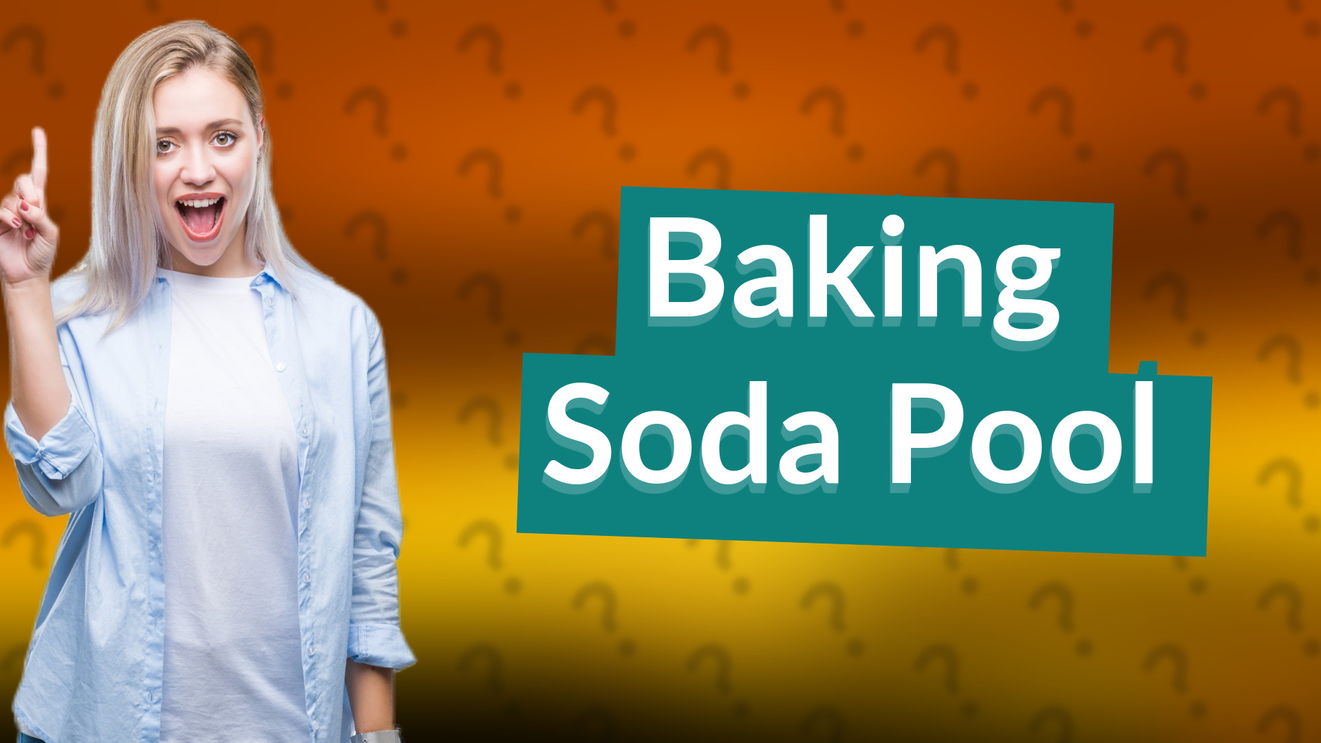 Baking Soda Pool