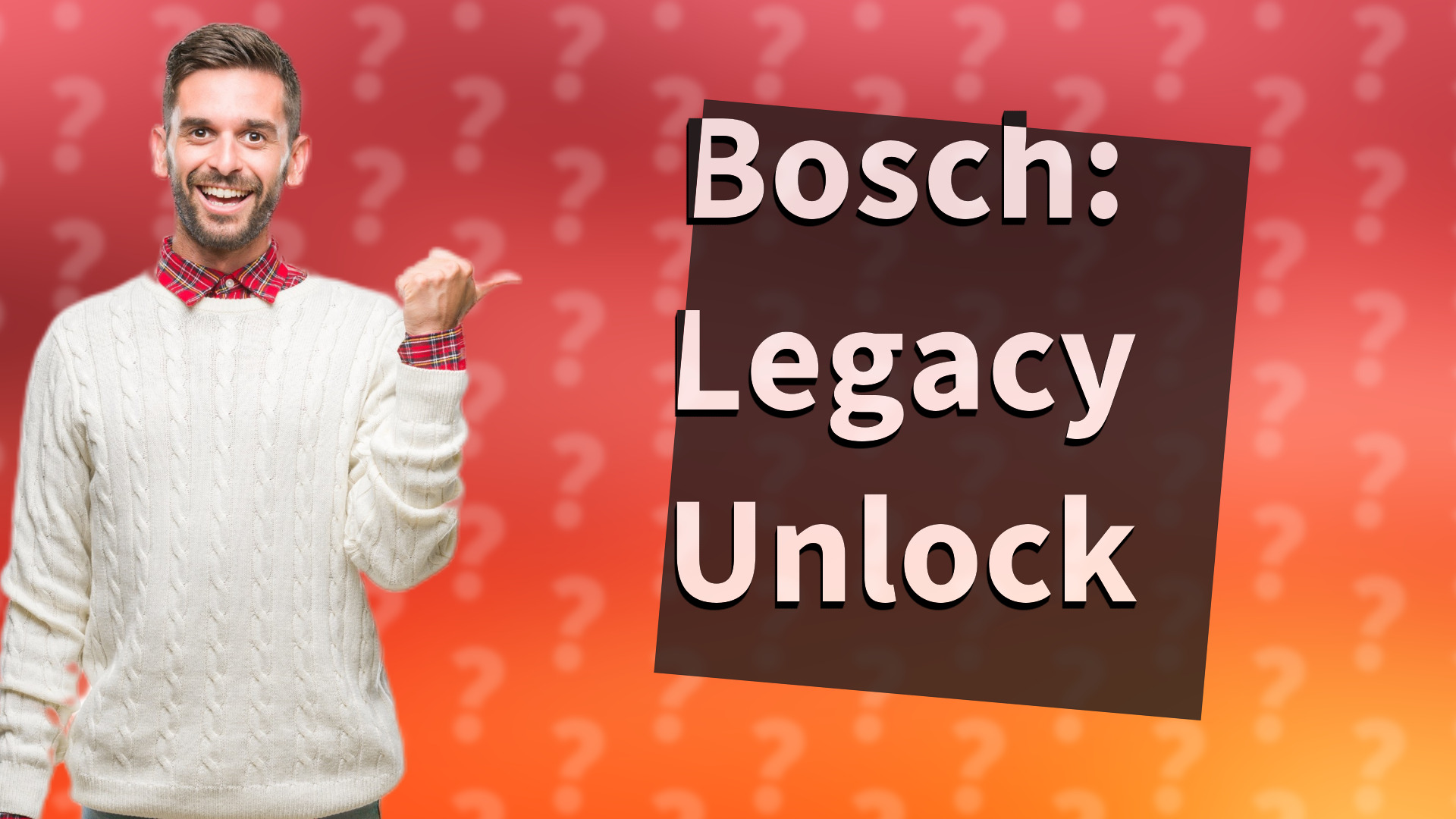 Bosch: Legacy Unlock