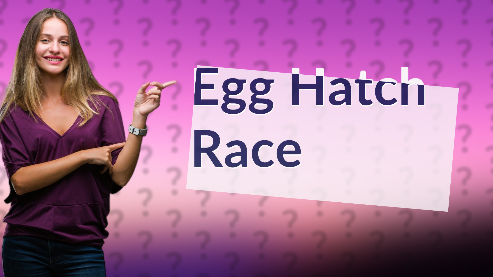 Egg Hatch Race
