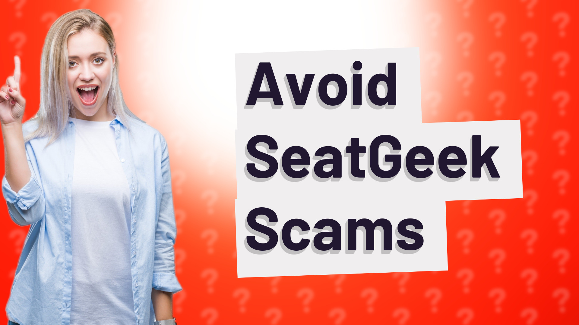 Avoid SeatGeek Scams