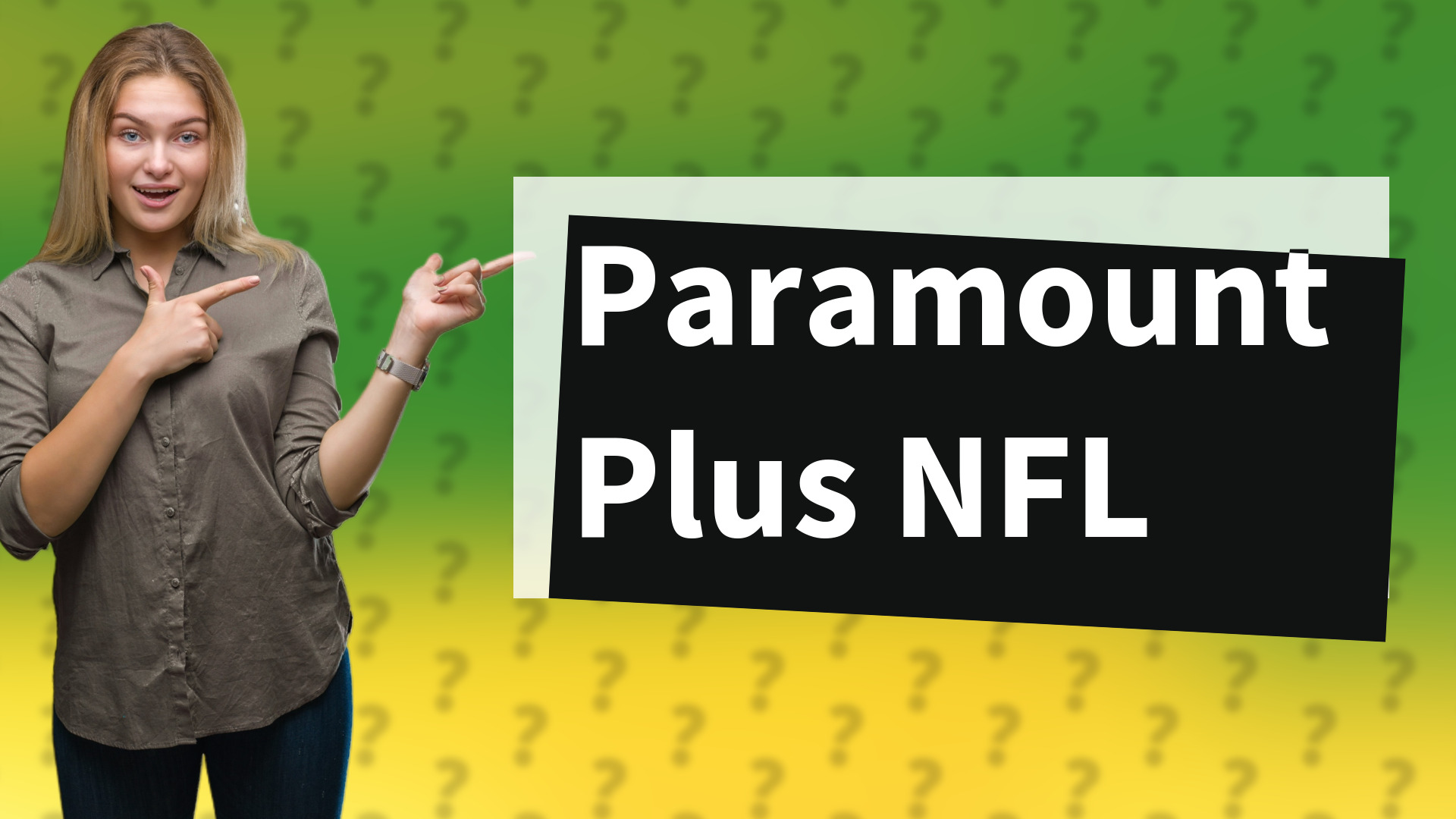 Paramount Plus NFL