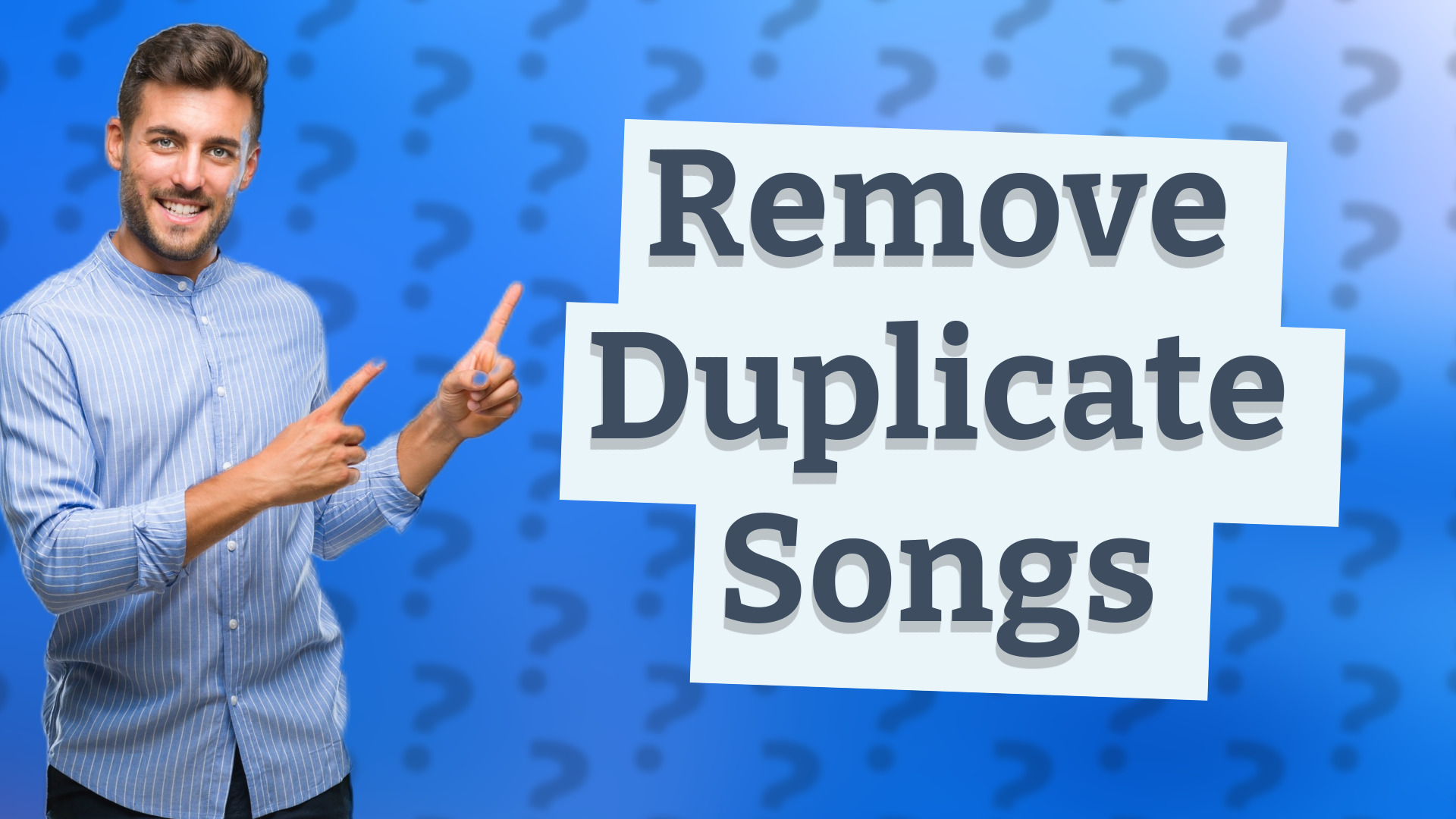 Remove Duplicate Songs
