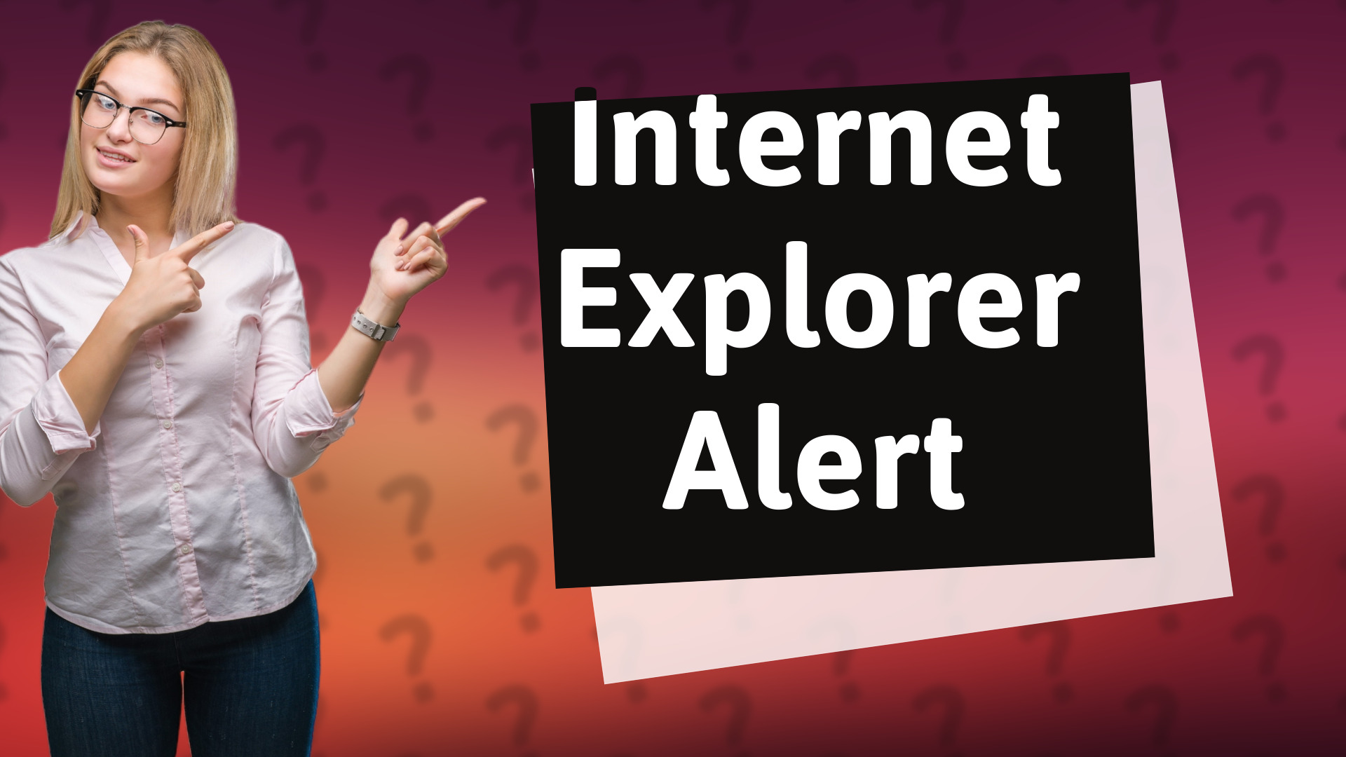 Internet Explorer Alert