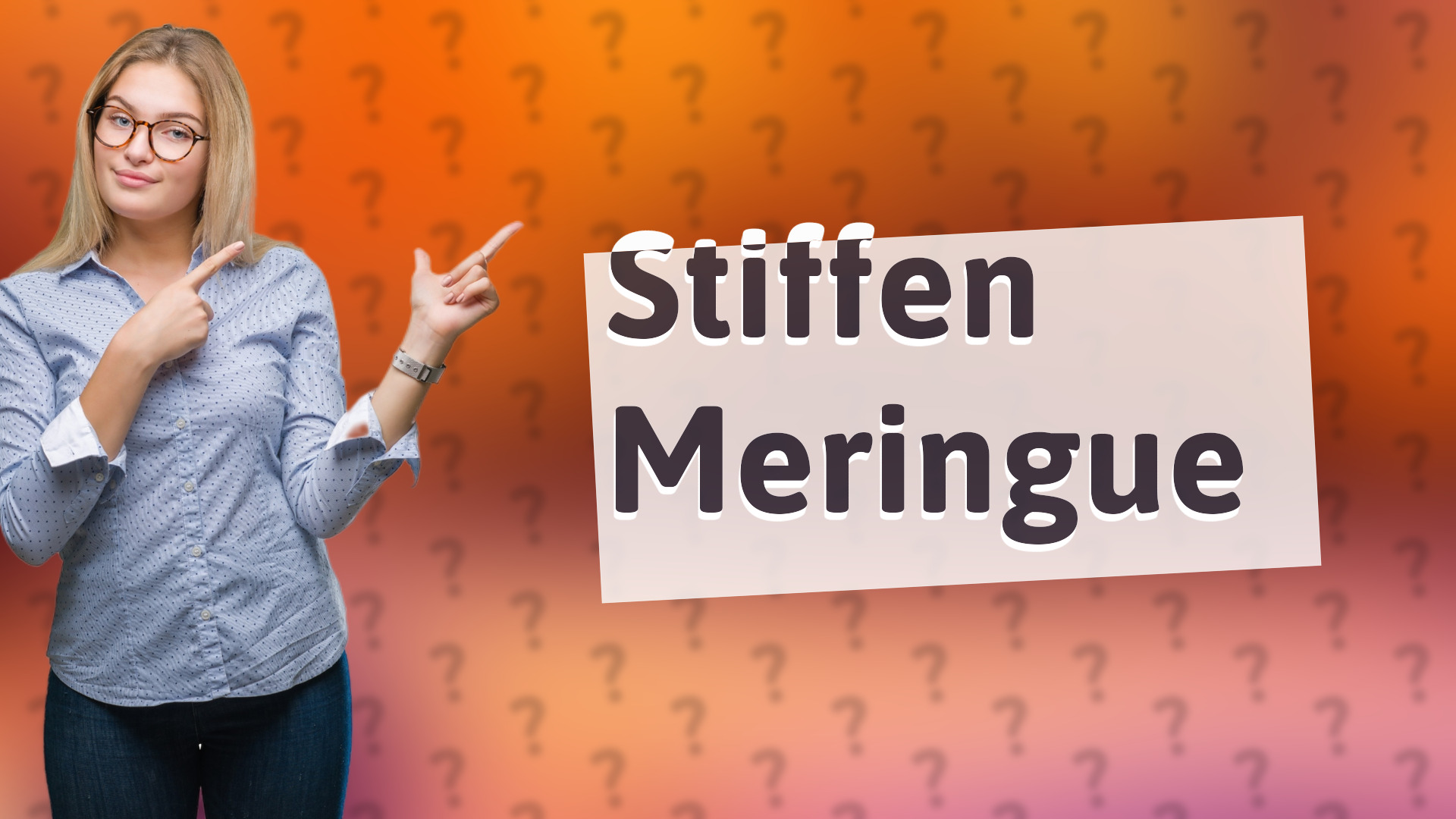 Stiffen Meringue
