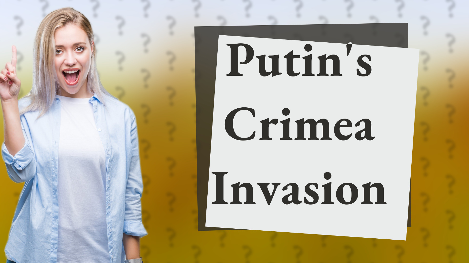 Putin's Crimea Invasion