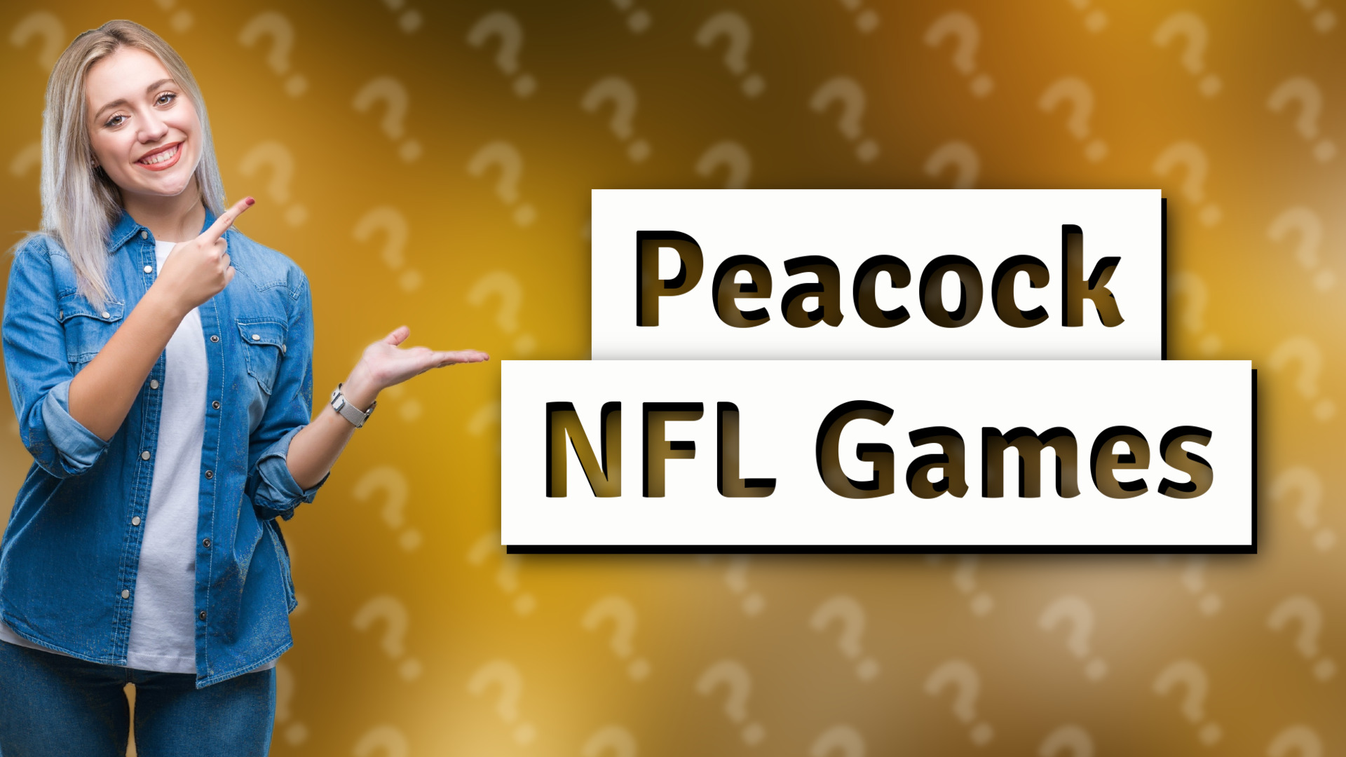 Peacock NFL Games
