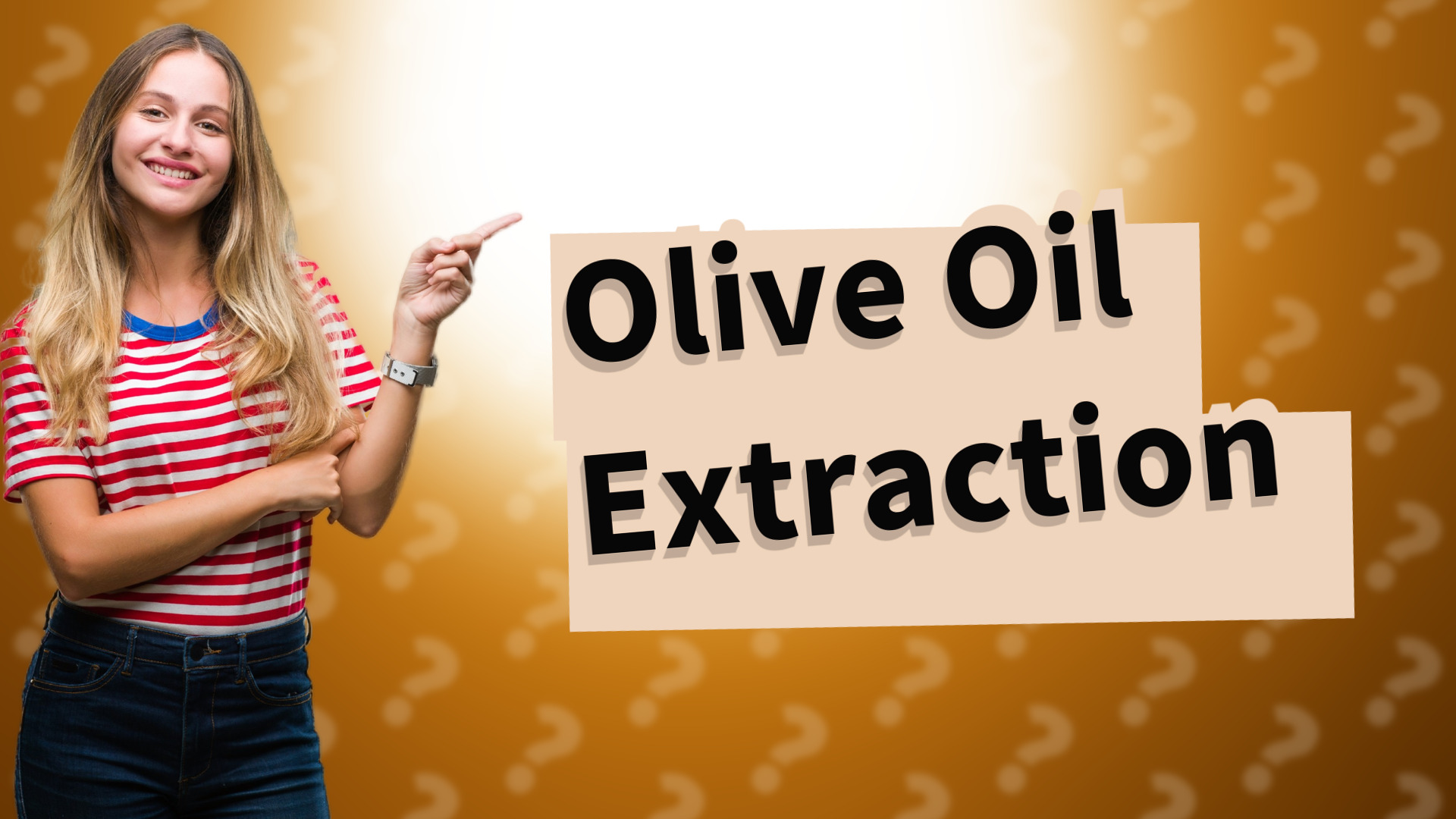 Olive Oil Extraction