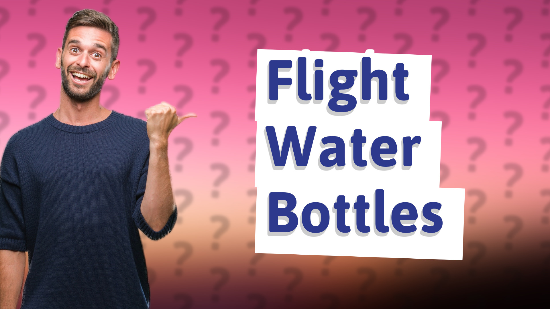 Flight Water Bottles