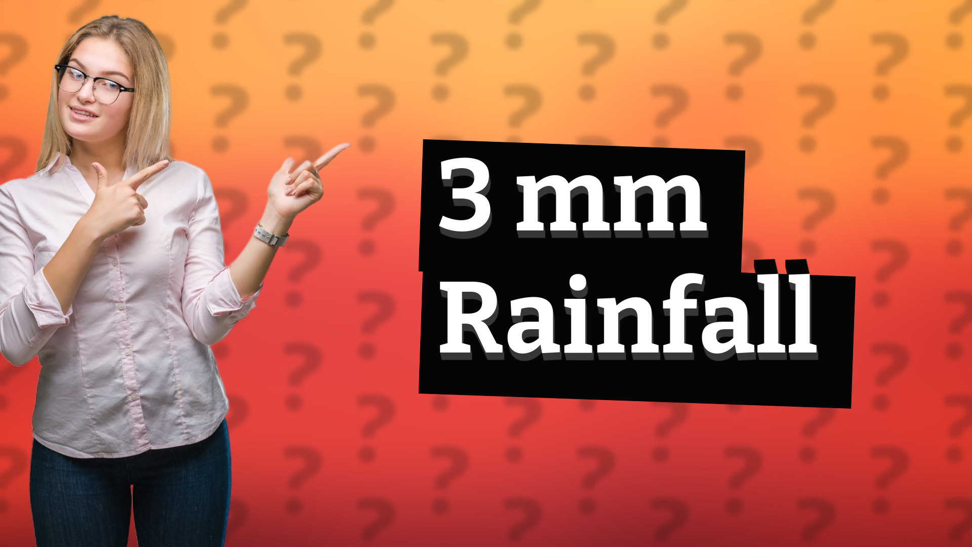 3 mm Rainfall