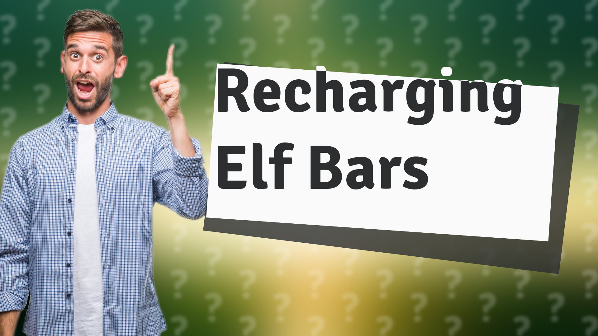 Recharging Elf Bars
